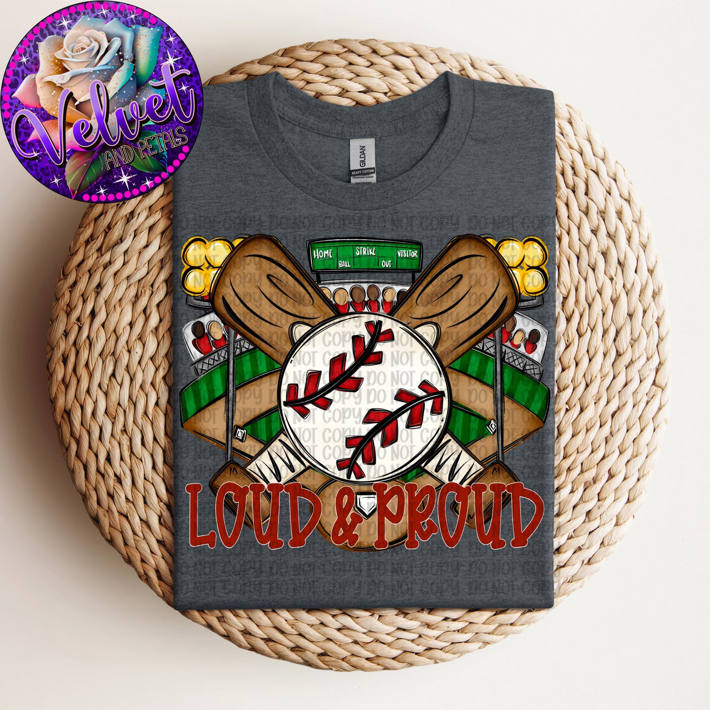 Loud & Proud Baseball Red