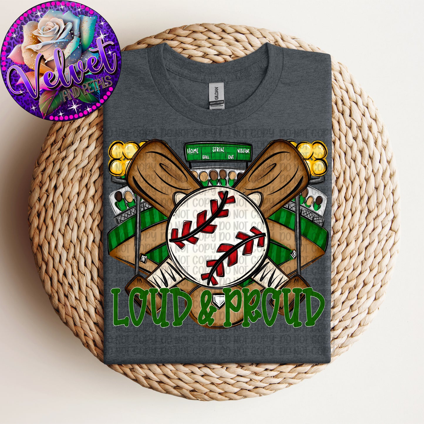 Loud & Proud Baseball Green