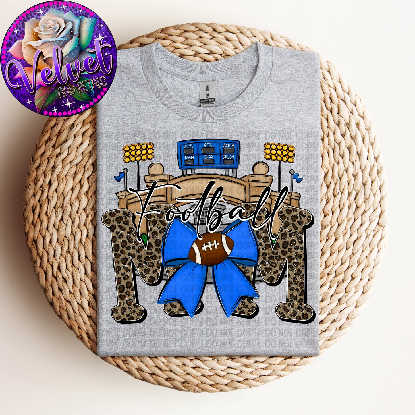 Football Mom Blue