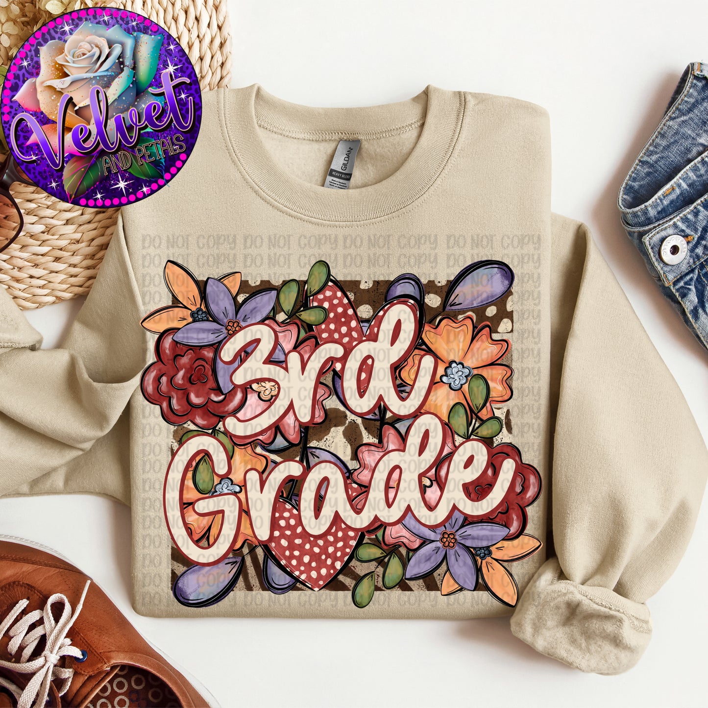 Floral 3rd Grade