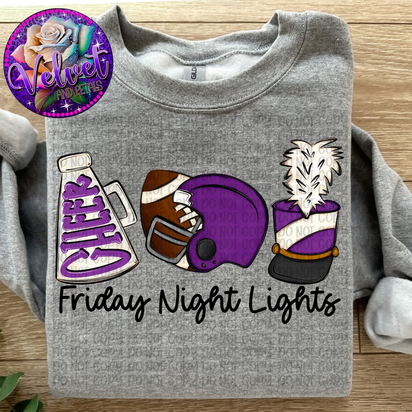 Friday Night Lights Purple