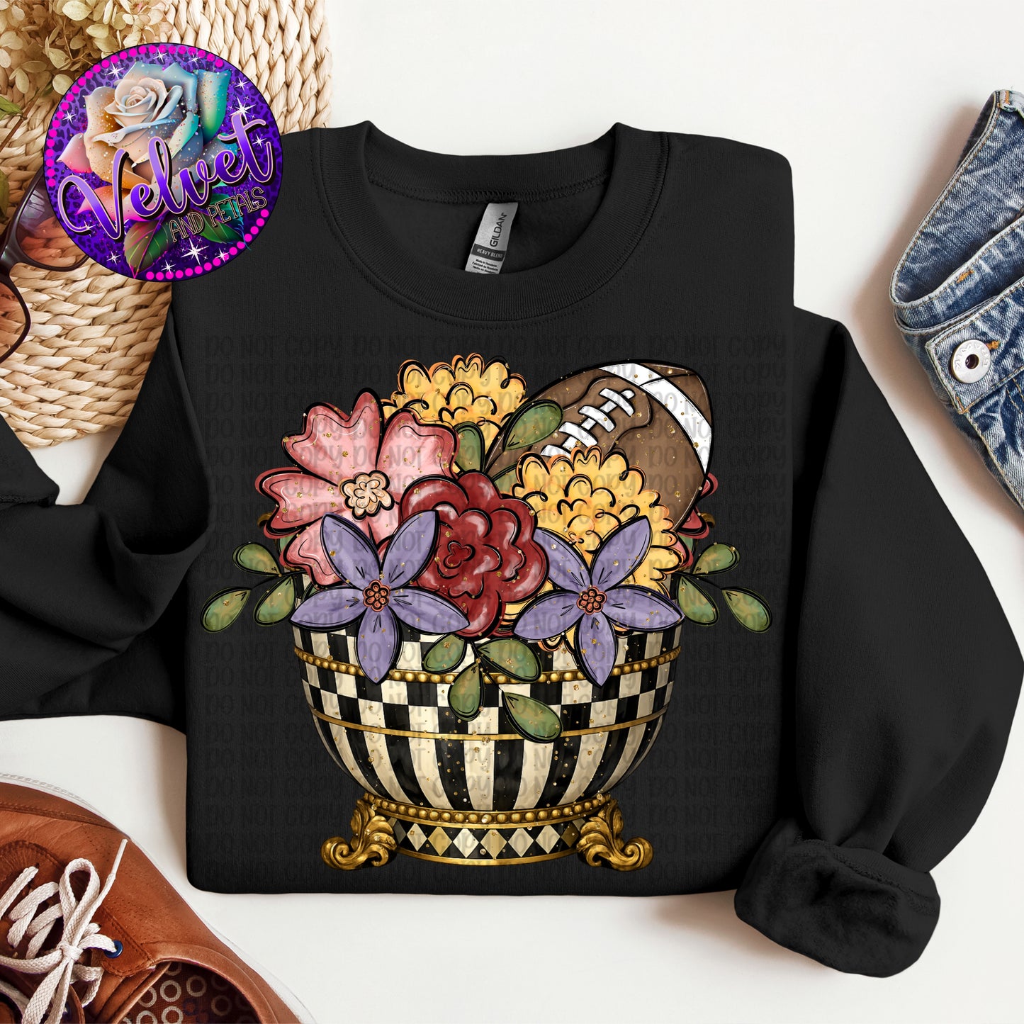 Fall Football Floral Arrangement