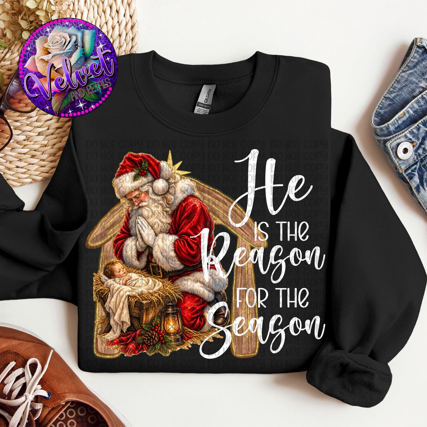 He Is The Reason For The Season White