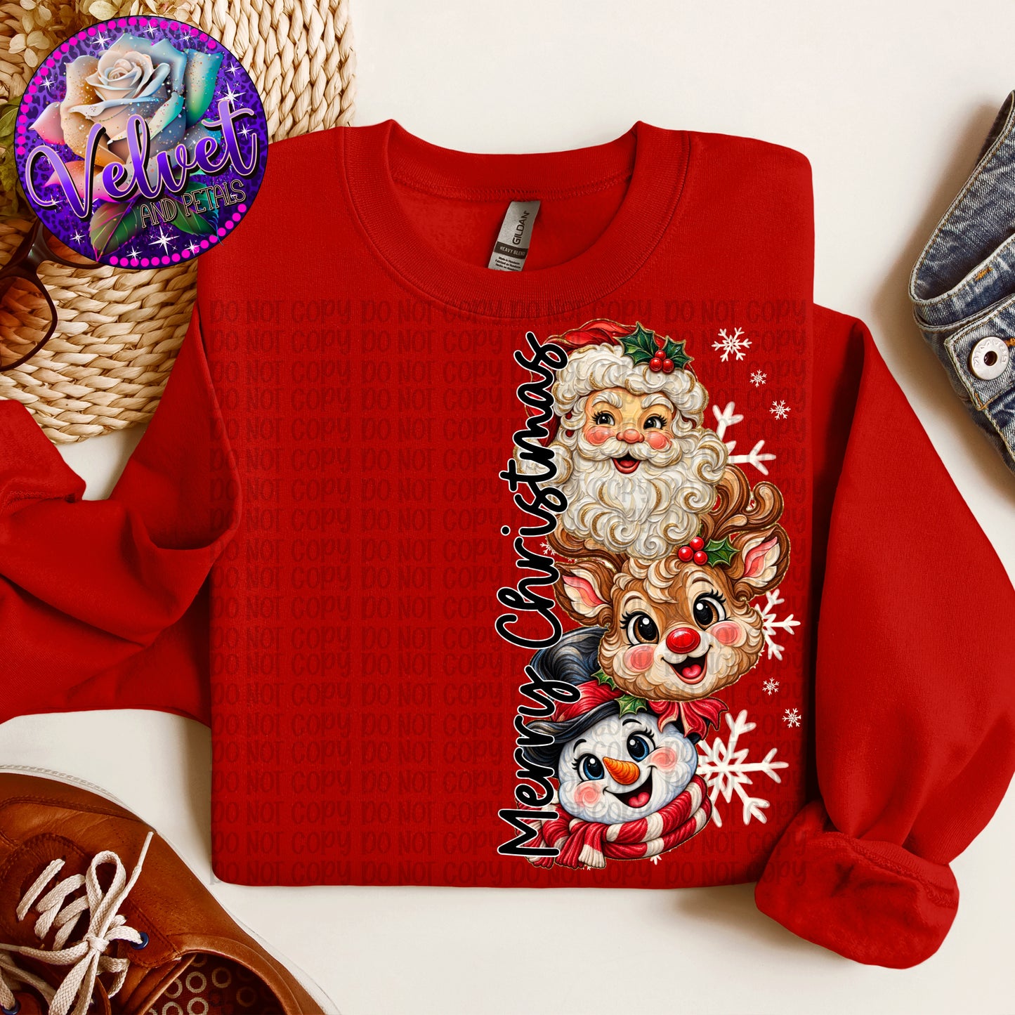 Merry Christmas Black