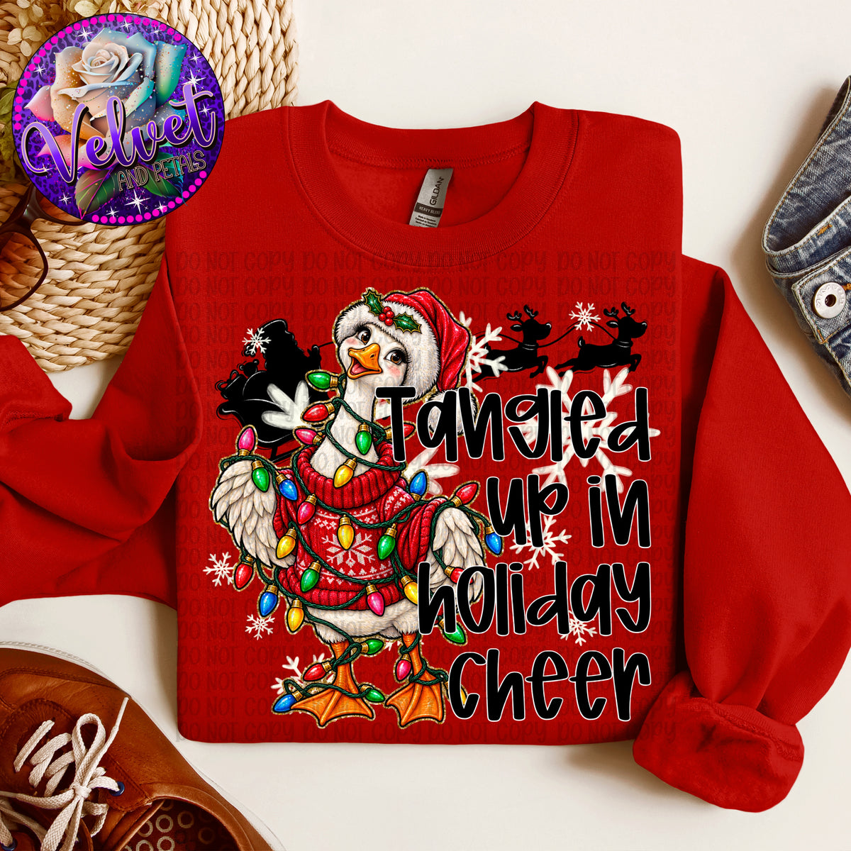 Tangled Up In Holiday Cheer Black
