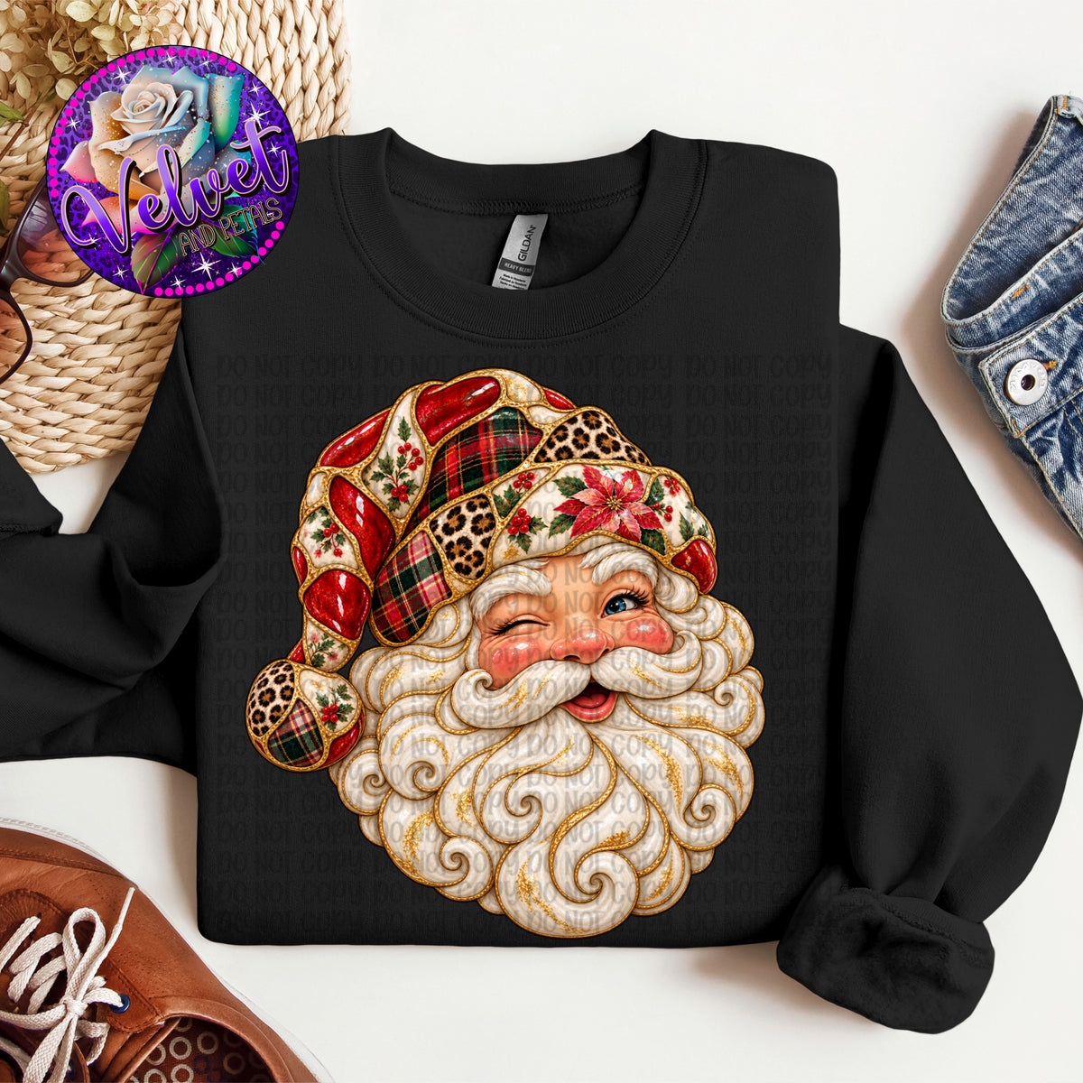 Patchwork Santa