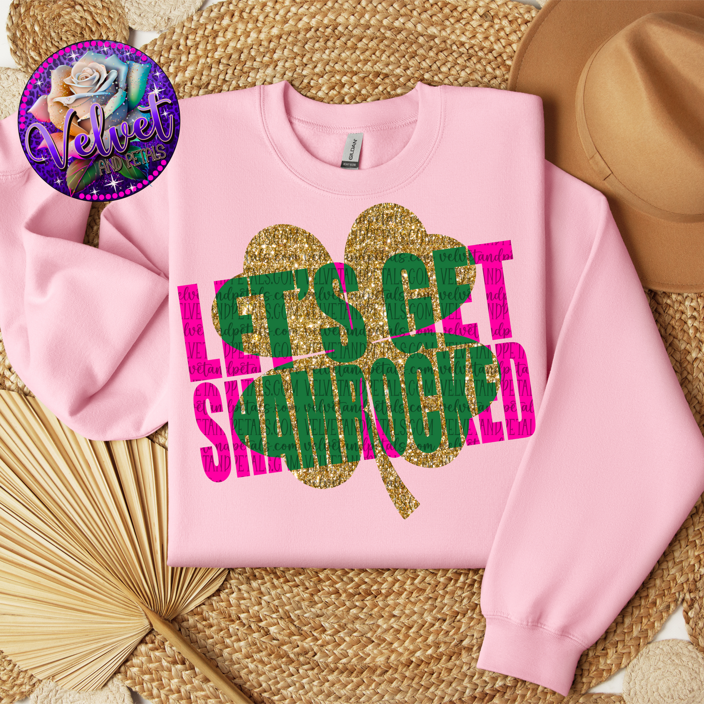 Let’s Get Shamrocked Pink/Gold