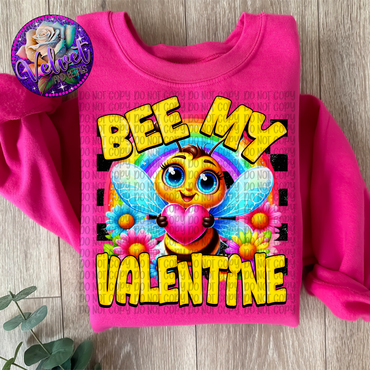 Bee My Valentine Yellow