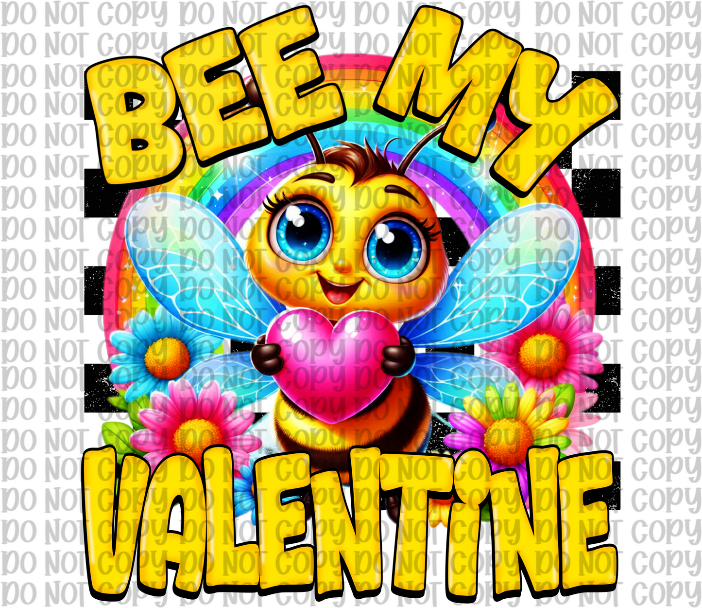 Bee My Valentine Yellow