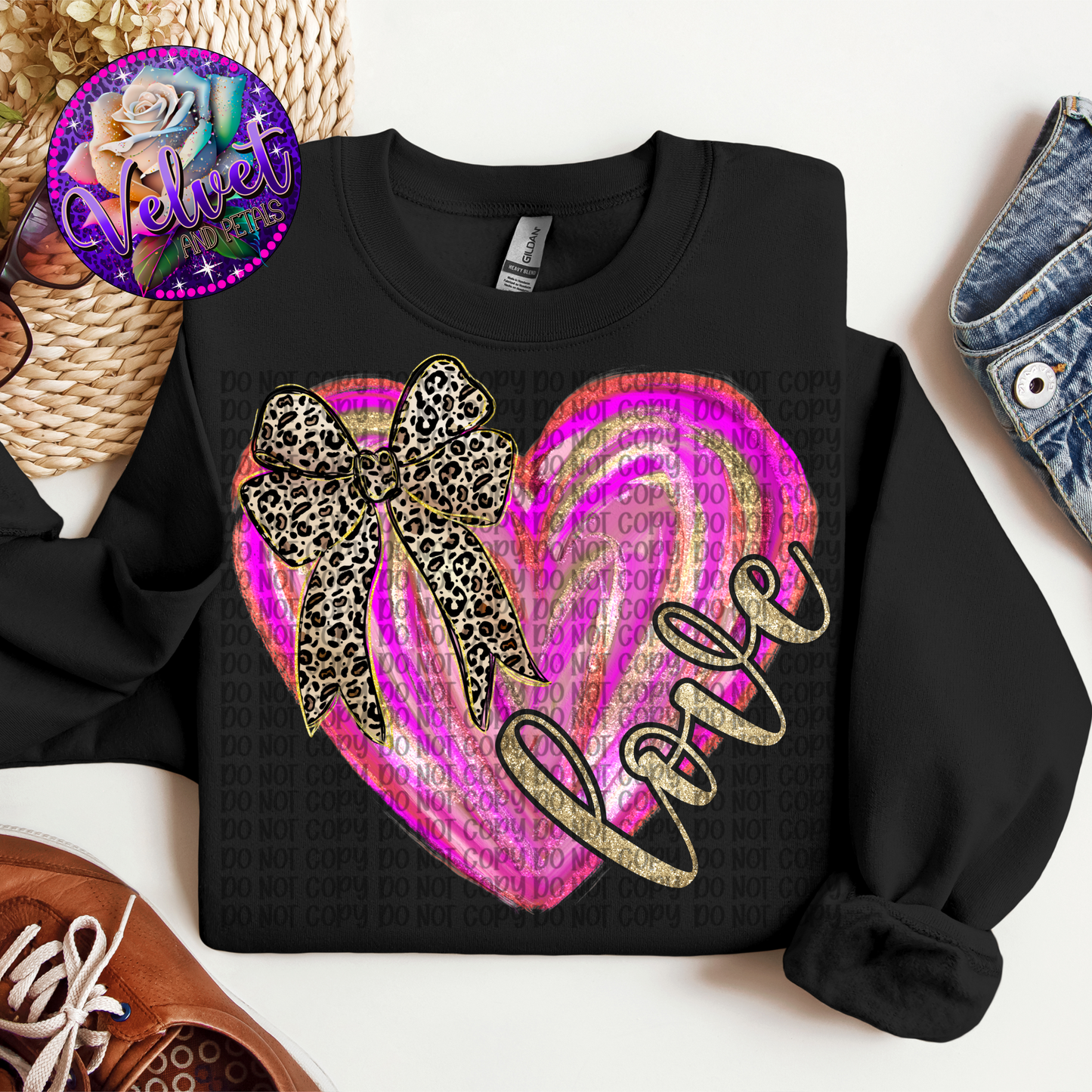 Leopard Coquette Heart