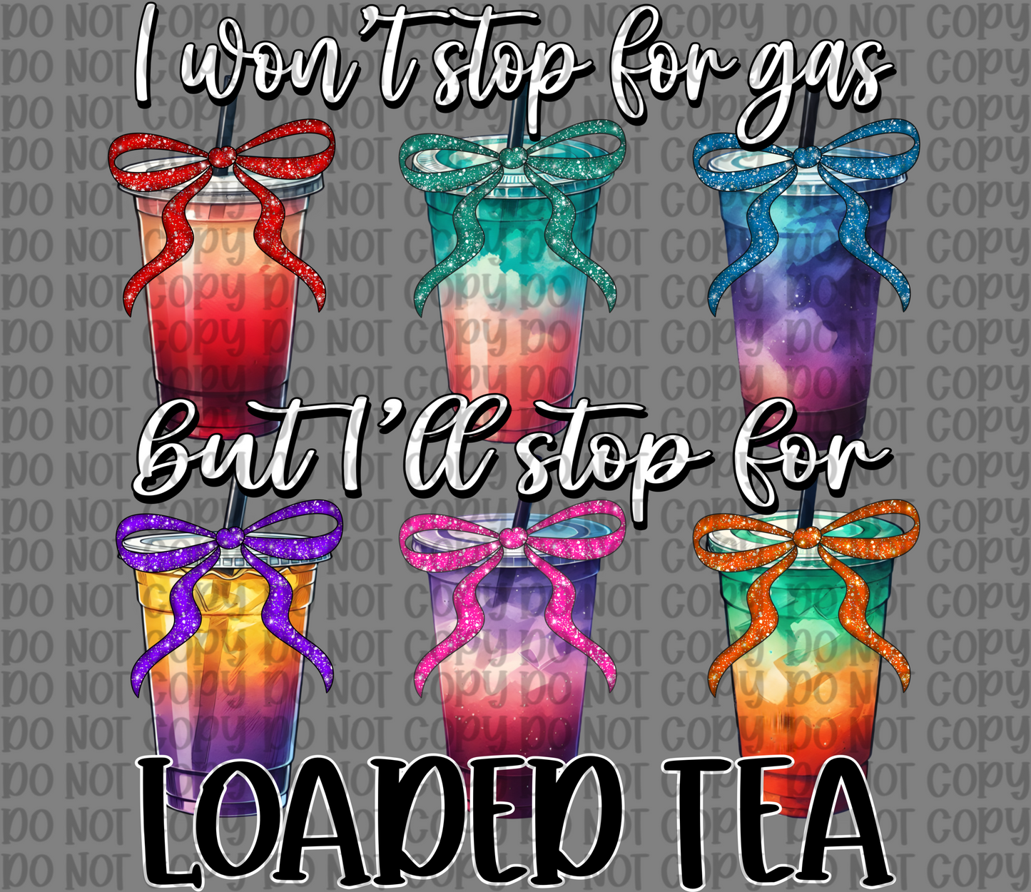 I Won’t Stop For Gas