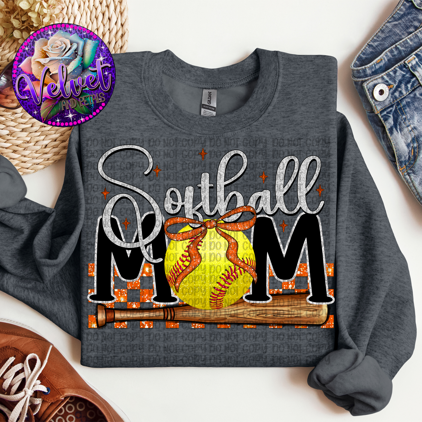 Softball Mom Orange