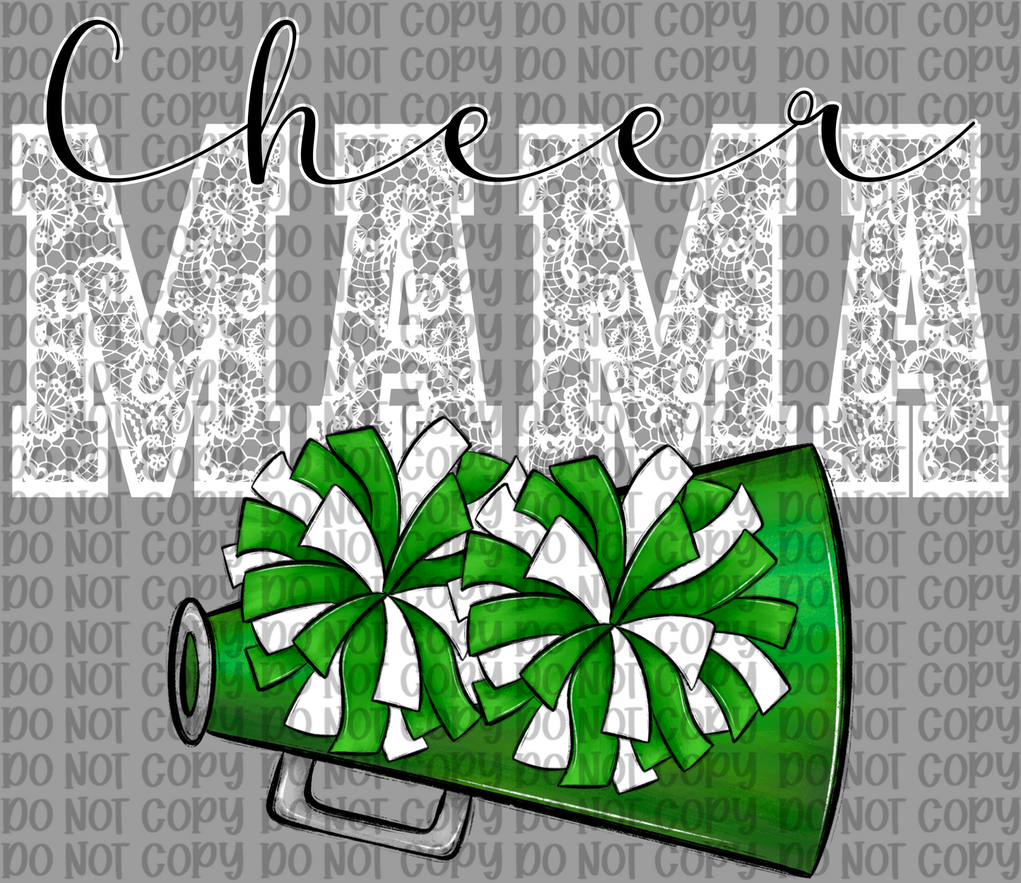 Green Cheer Mama Lace