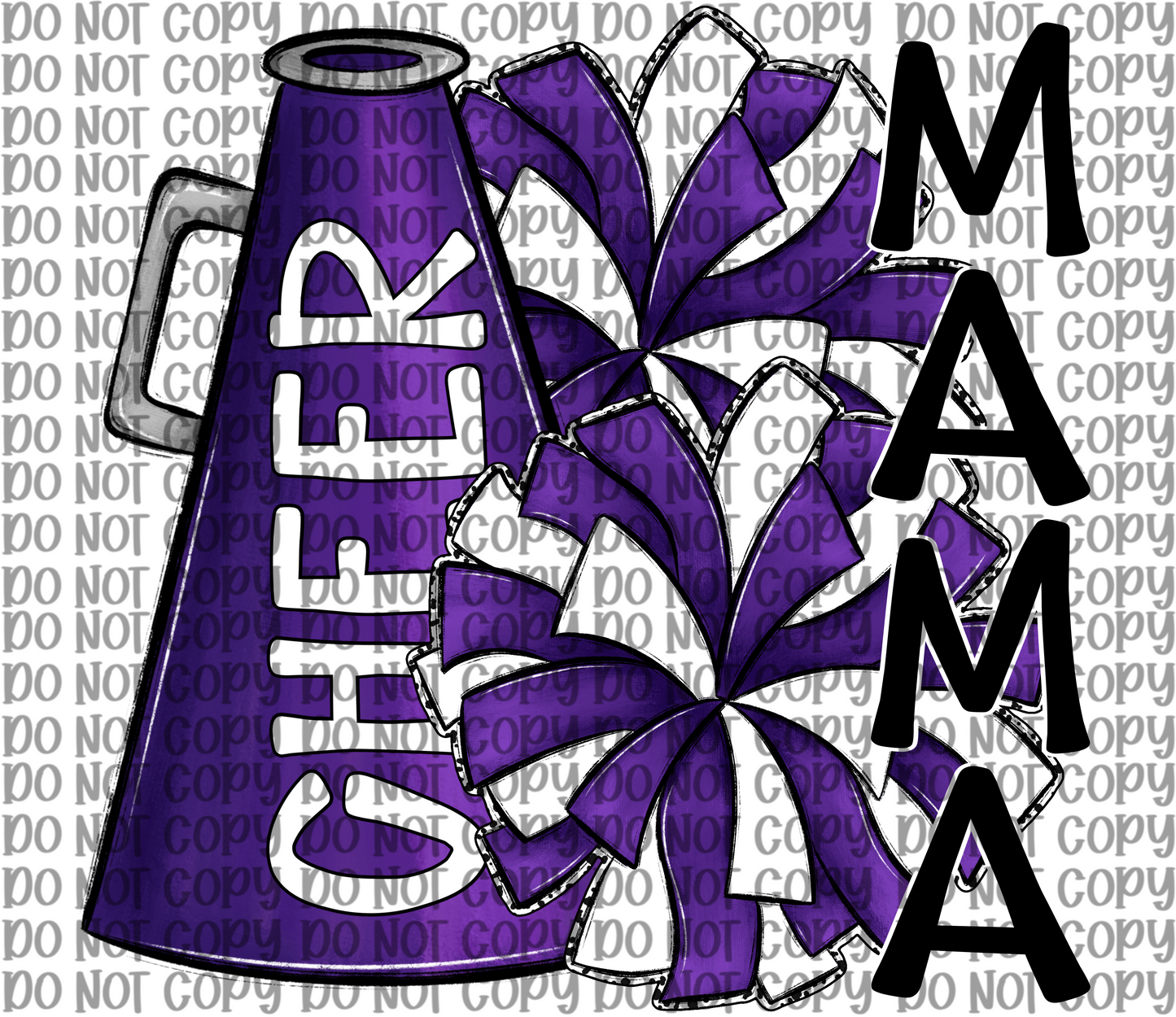 Purple Cheer Mama