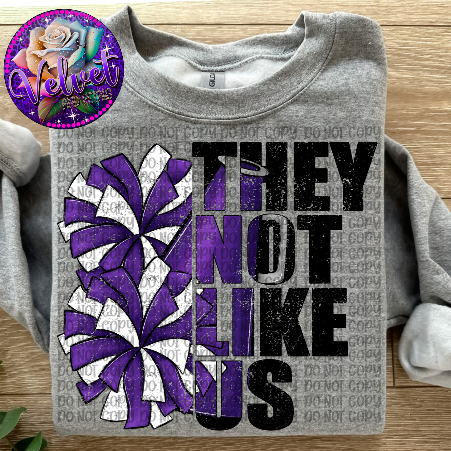 They Not Like Us Cheer Purple
