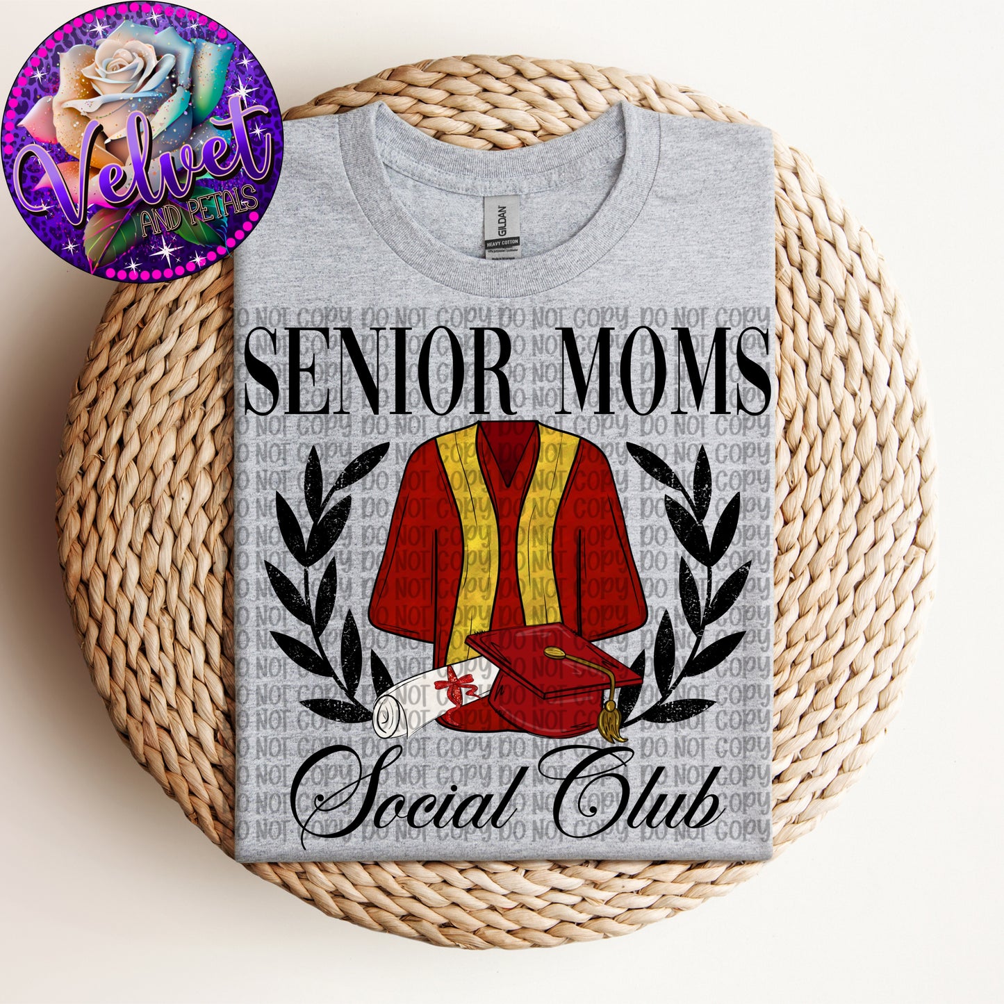 Senior Moms Social Club Red