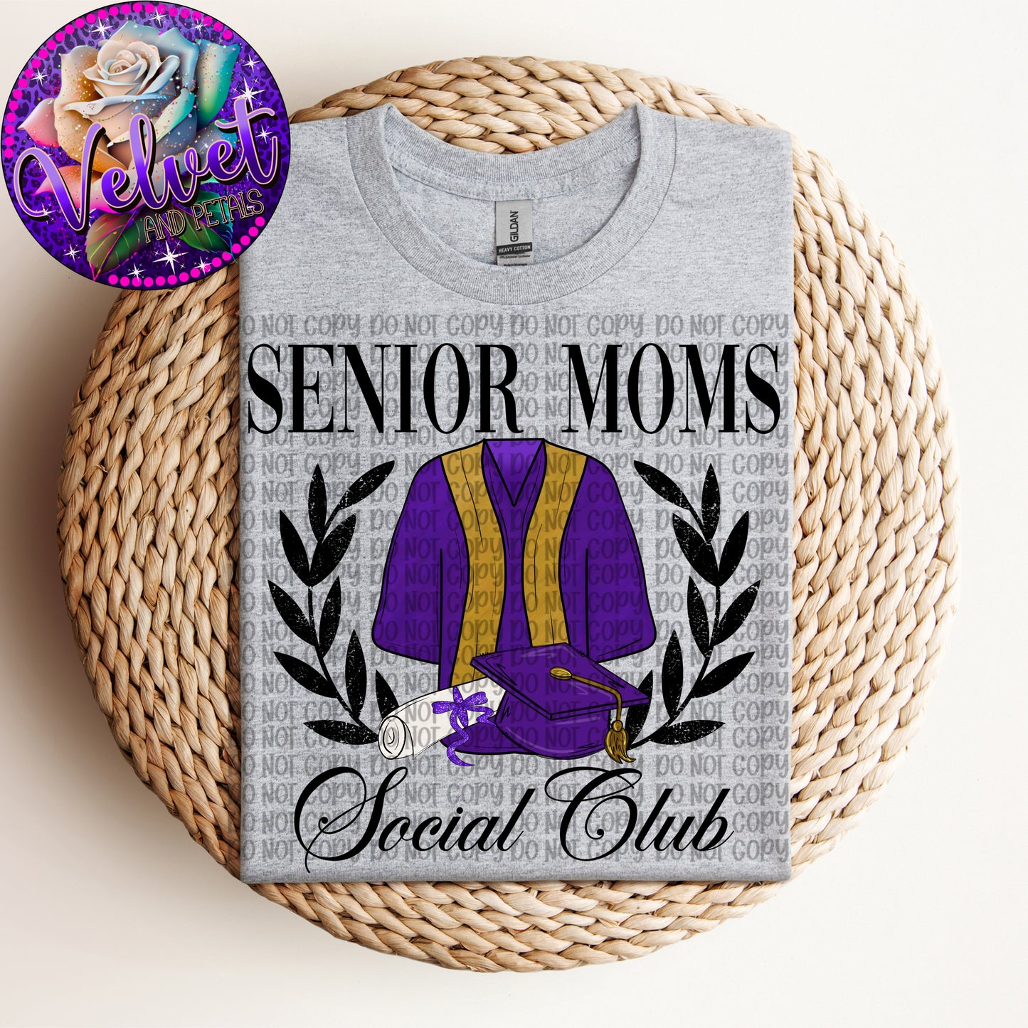 Senior Moms Social Club Purple