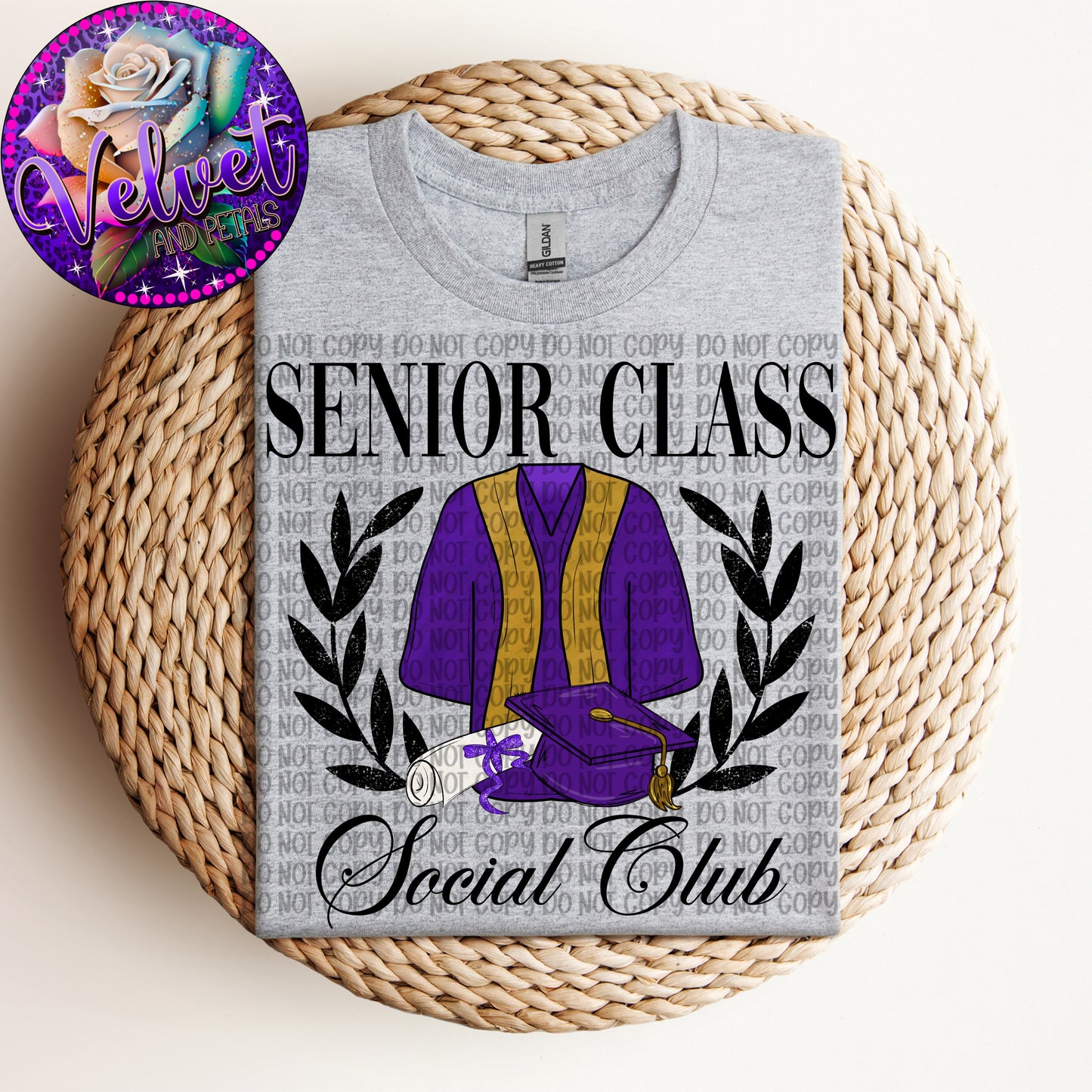 Senior Class Social Club Purple