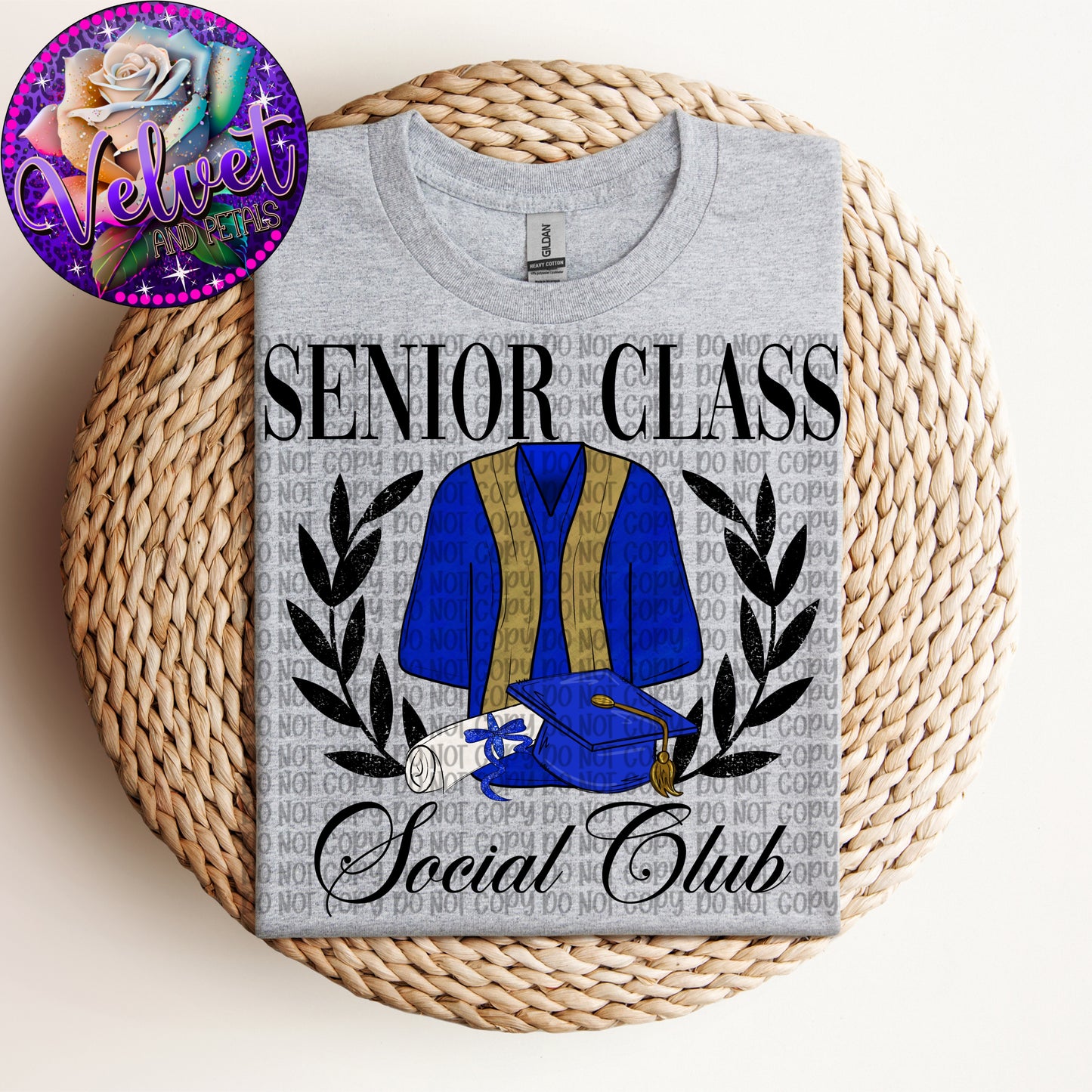 Senior Class Social Club Blue