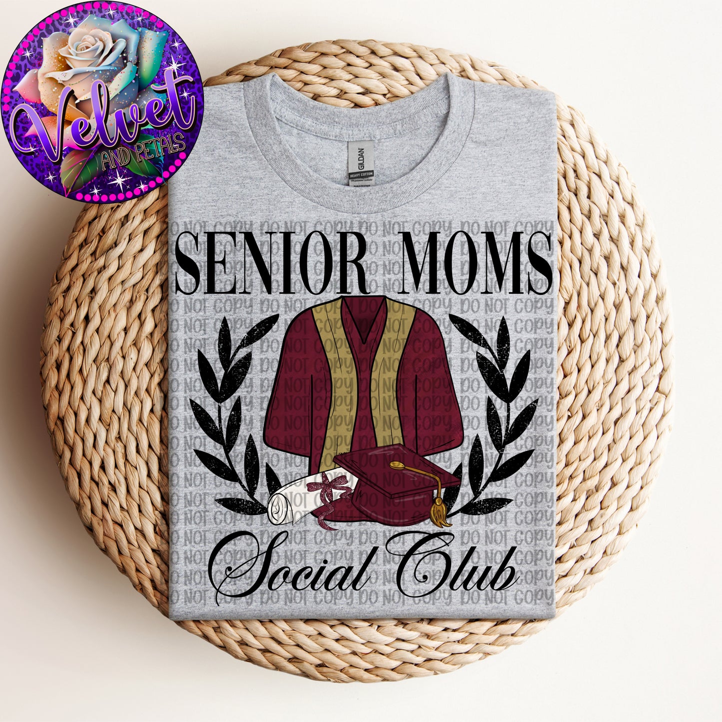 Senior Moms Social Club Maroon