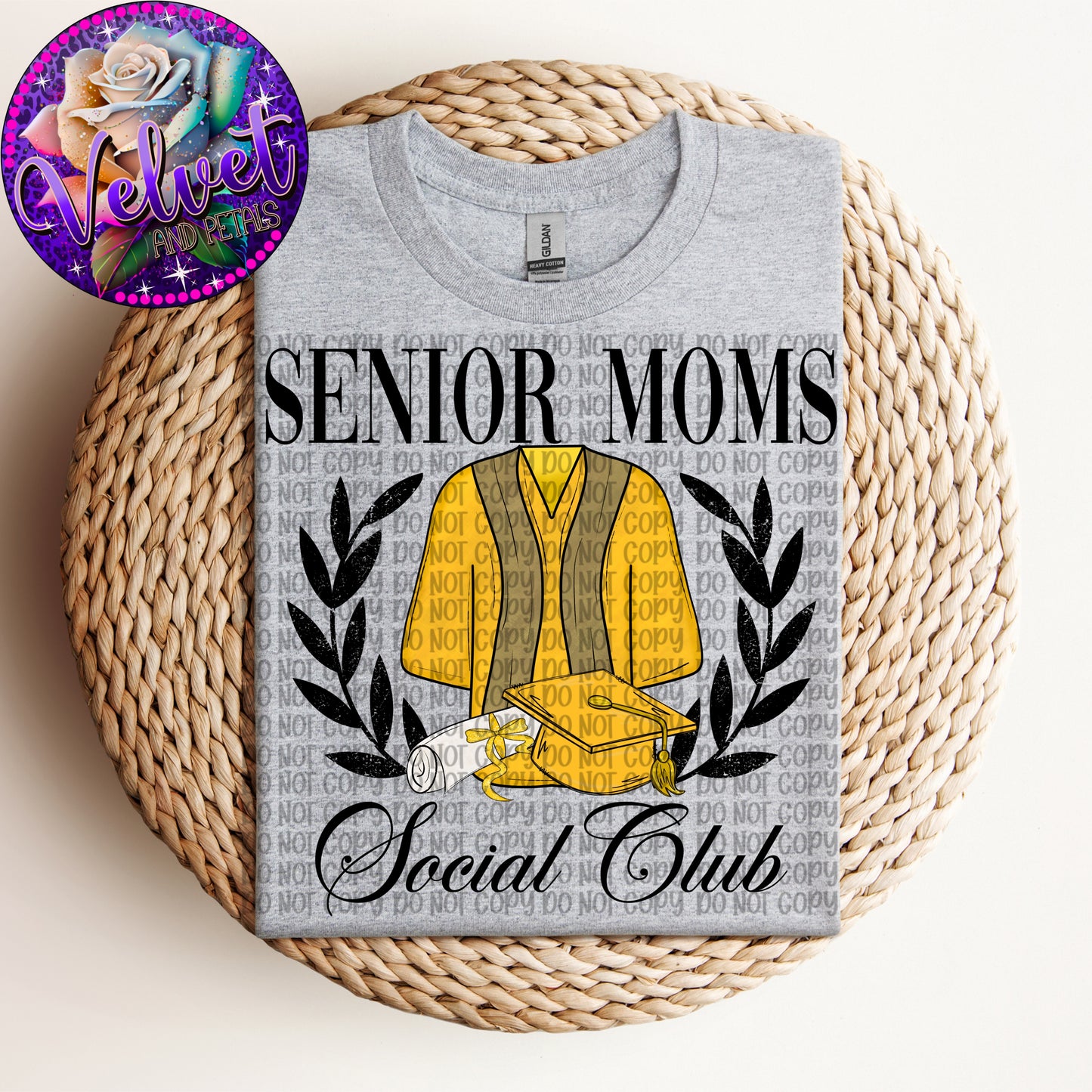 Senior Moms Social Club Yellow
