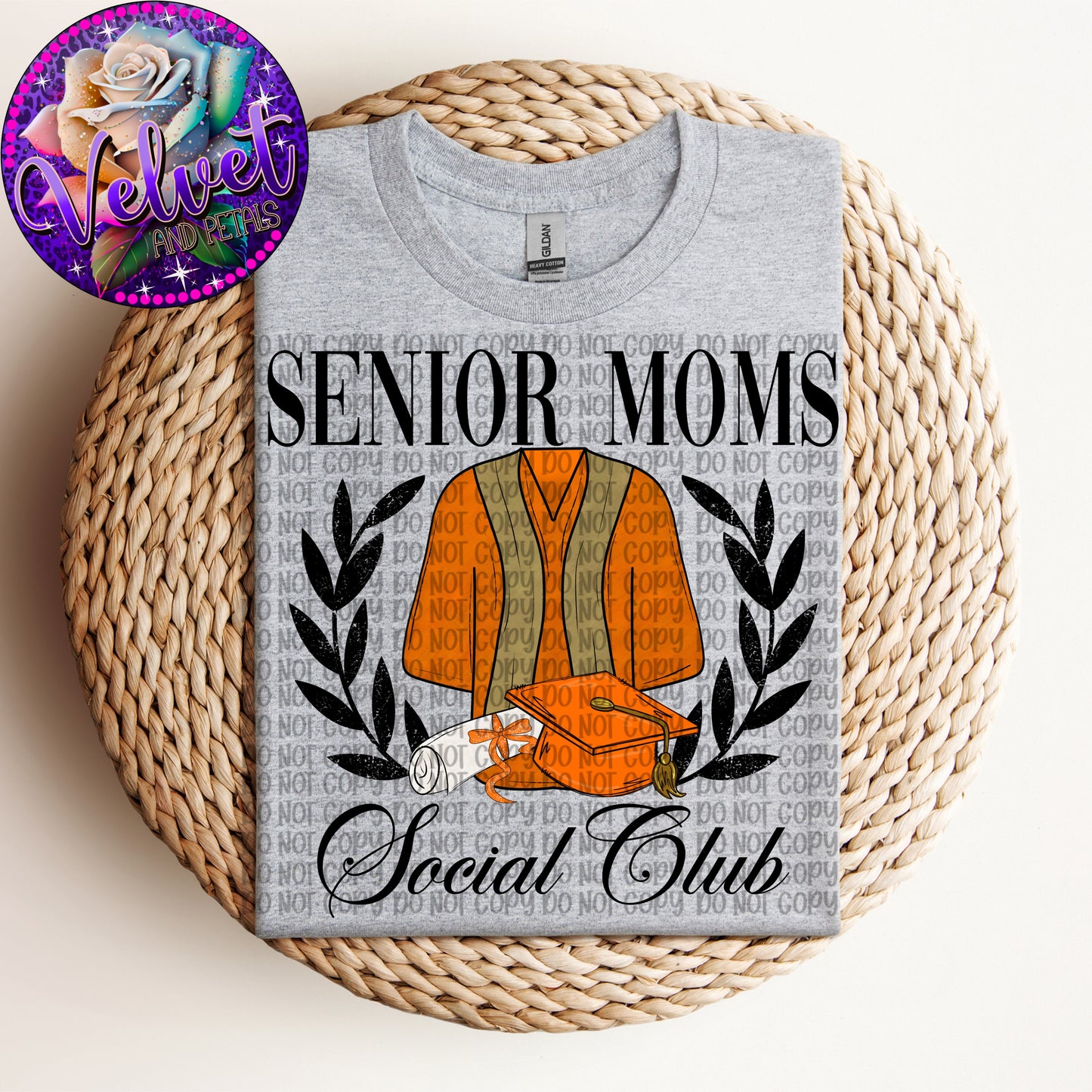 Senior Moms Social Club Orange
