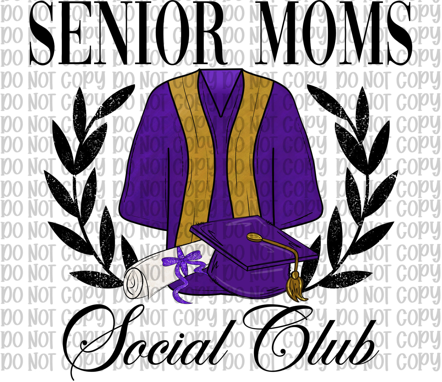 Senior Moms Social Club Purple