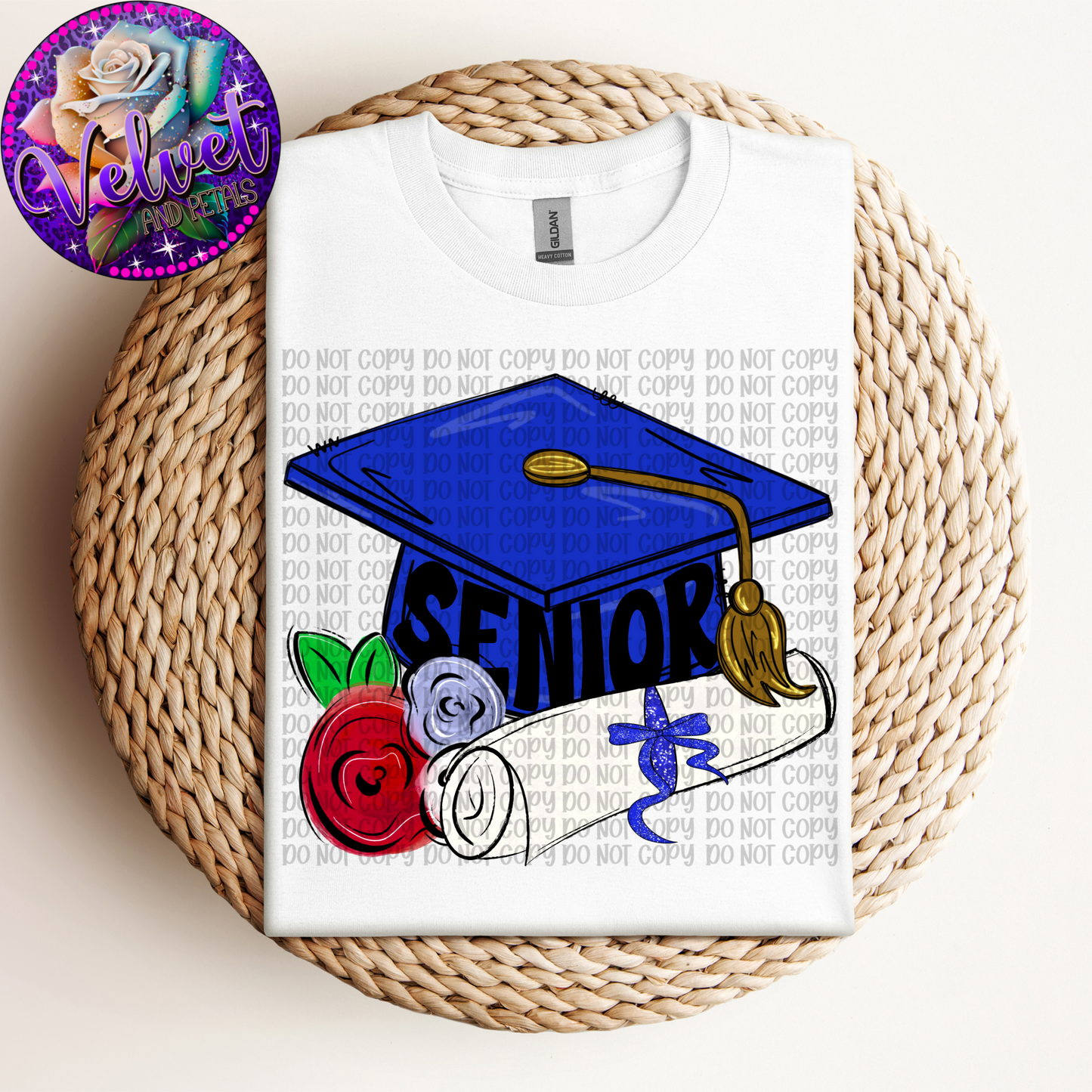 Blue Senior Cap