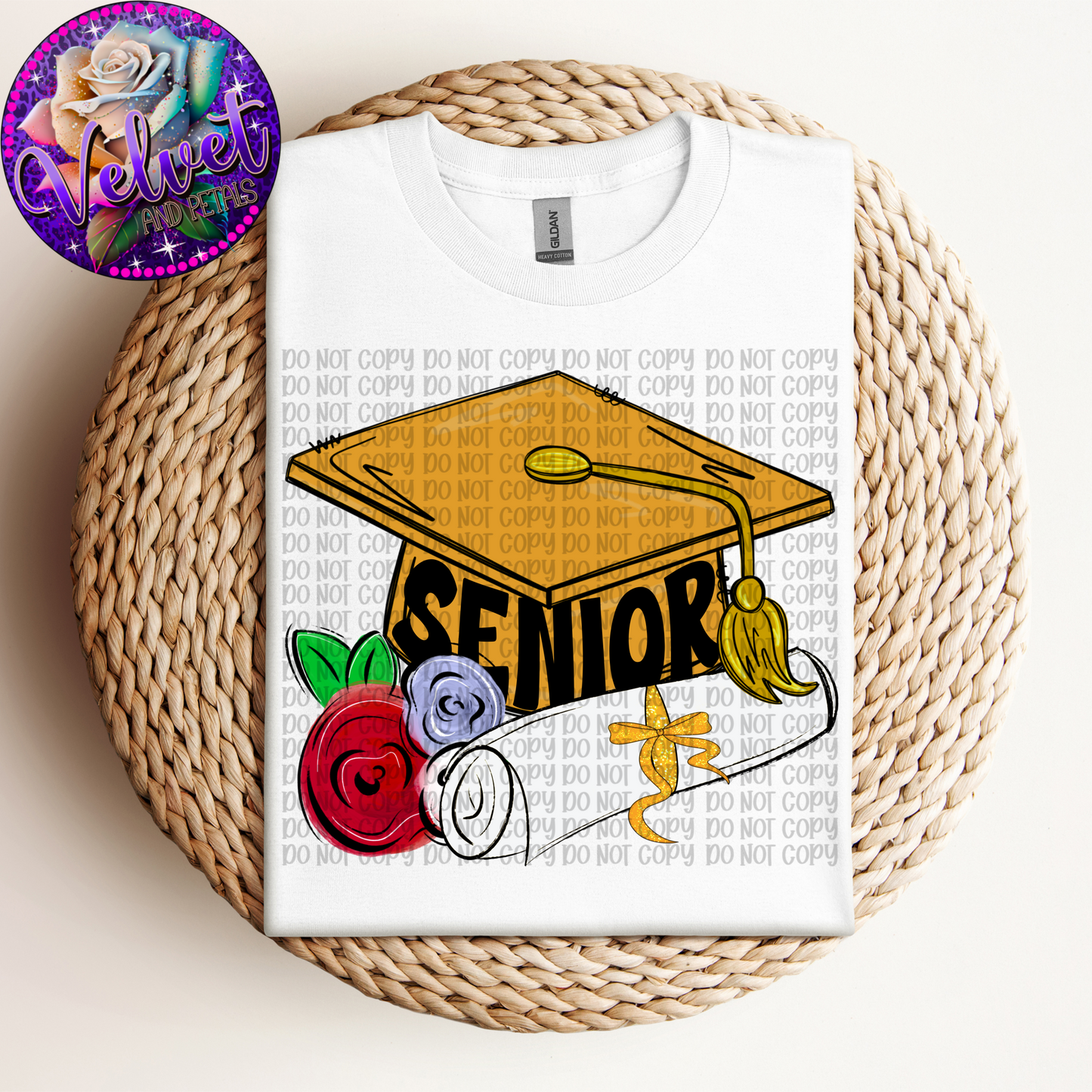 Yellow Senior Cap