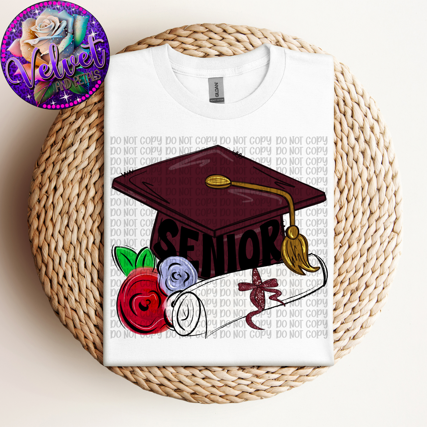 Maroon Senior Cap