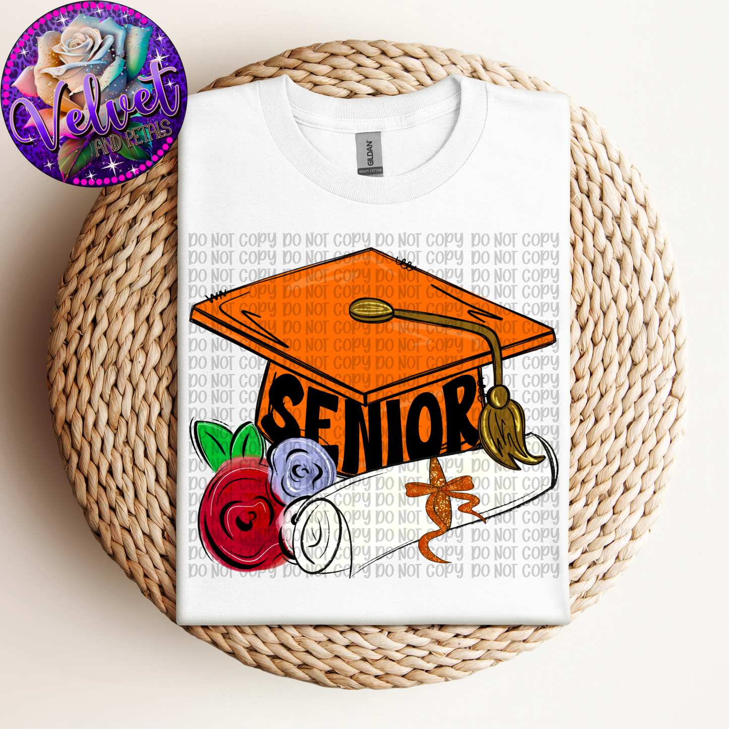 Orange Senior Cap