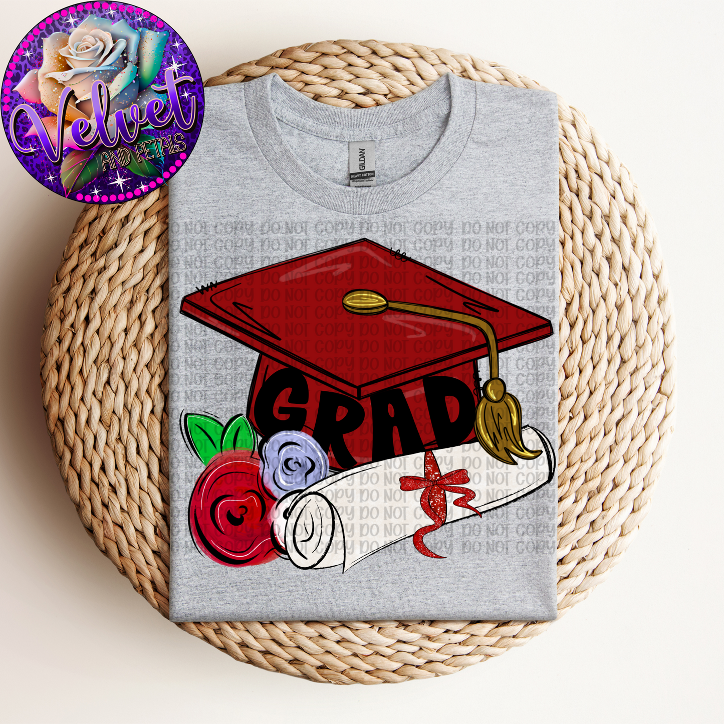 Red Grad Cap