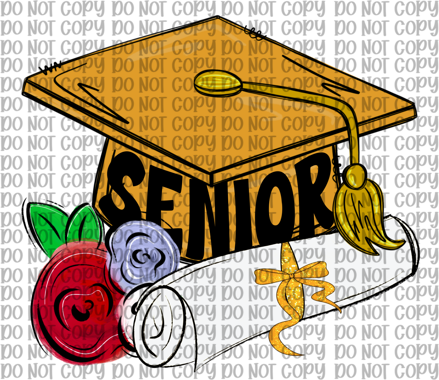 Yellow Senior Cap