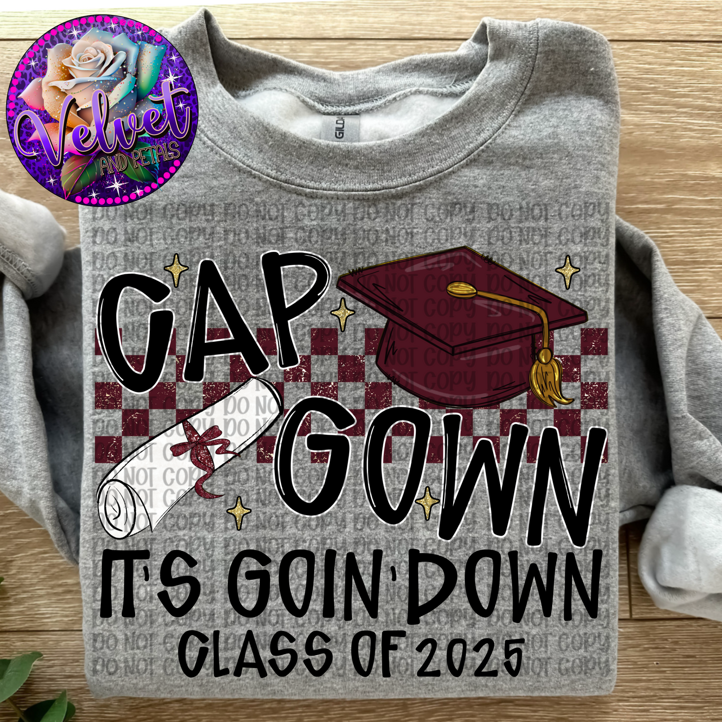 Cap Gown Maroon