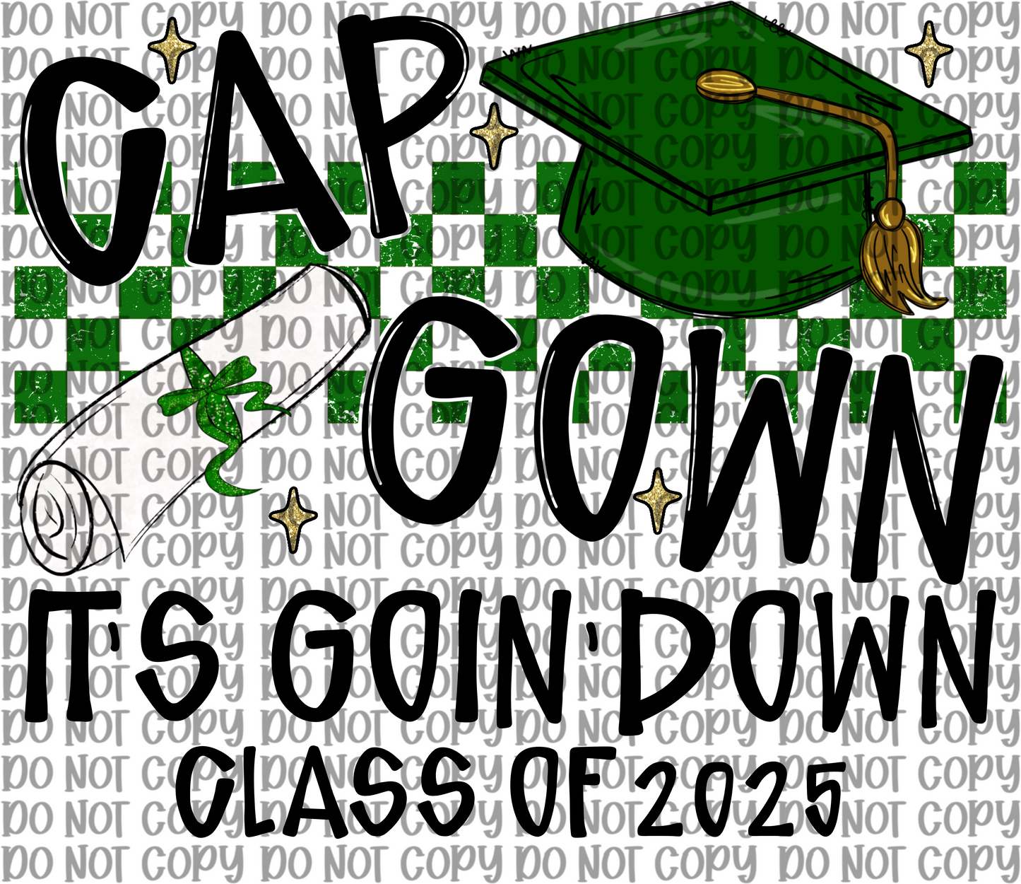 Cap Gown Green