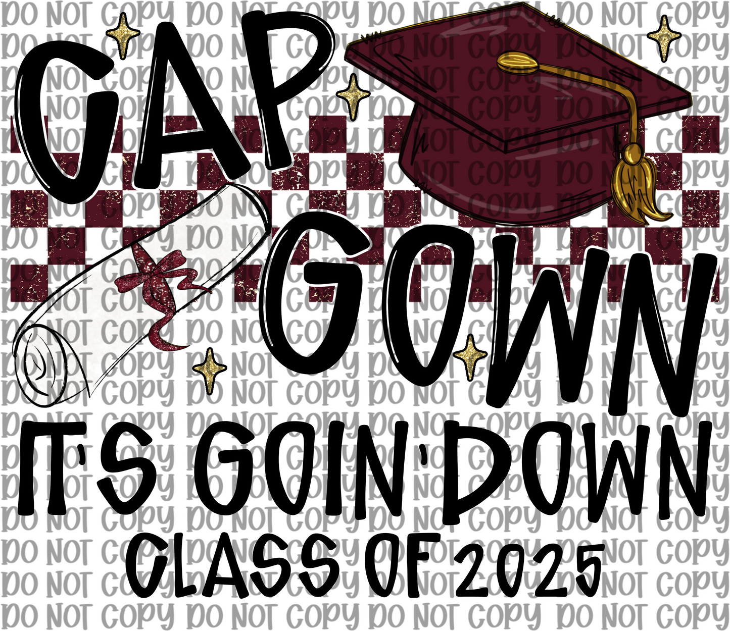 Cap Gown Maroon