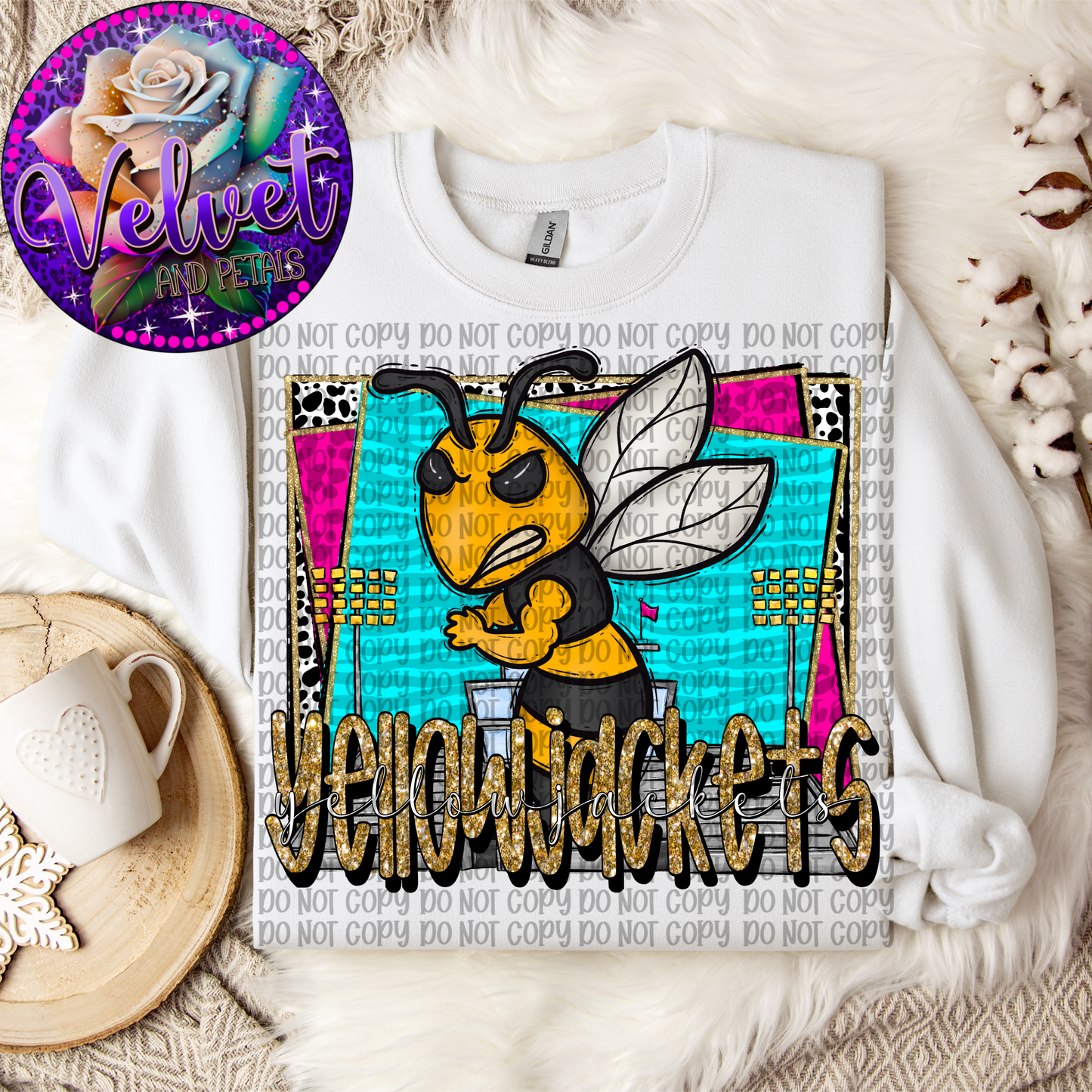Yellowjackets Mascot Yellow