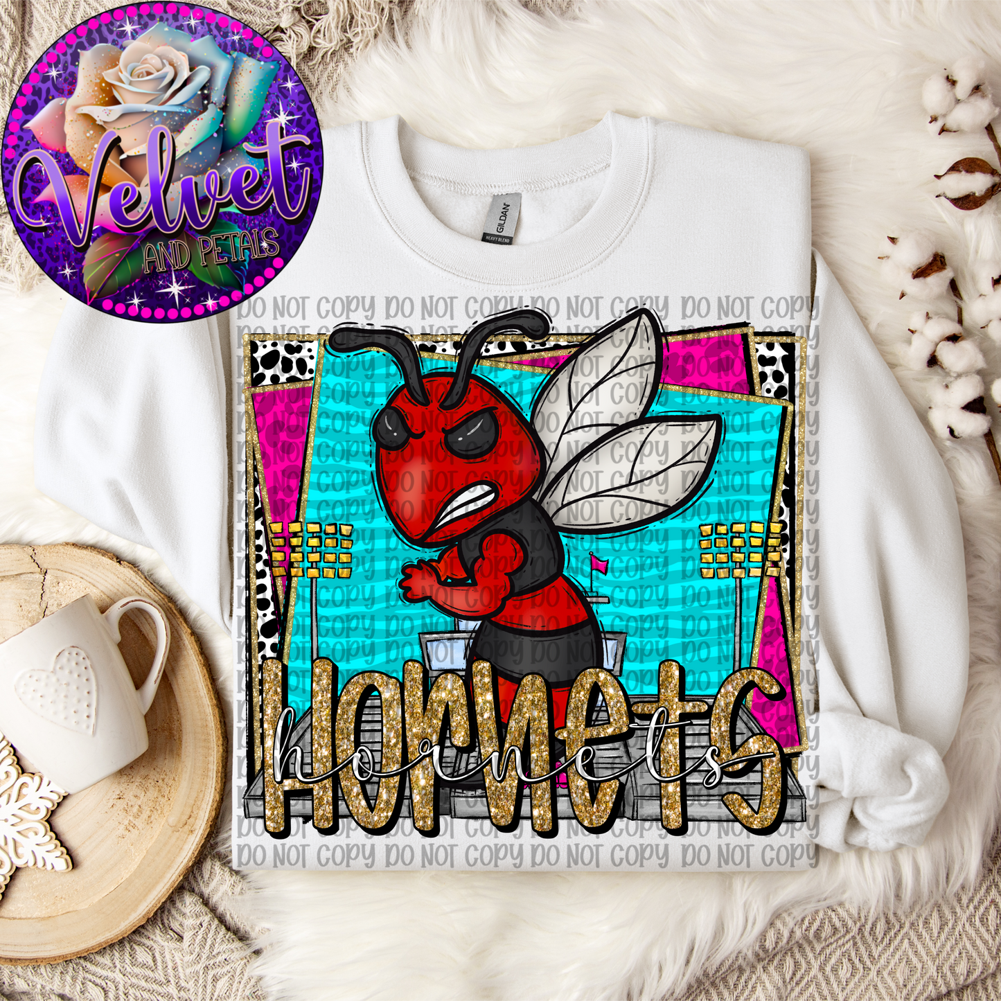 Hornets Mascot Red