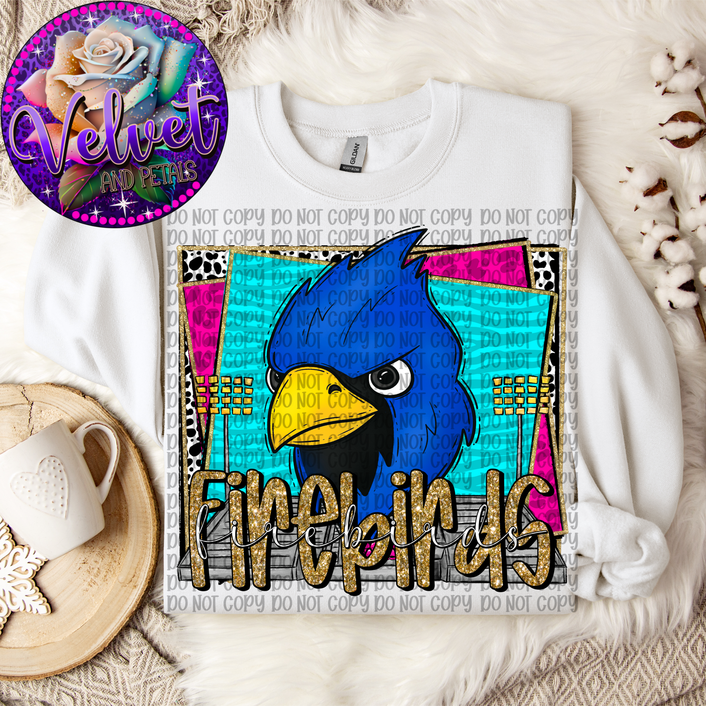 Firebirds Mascot Blue