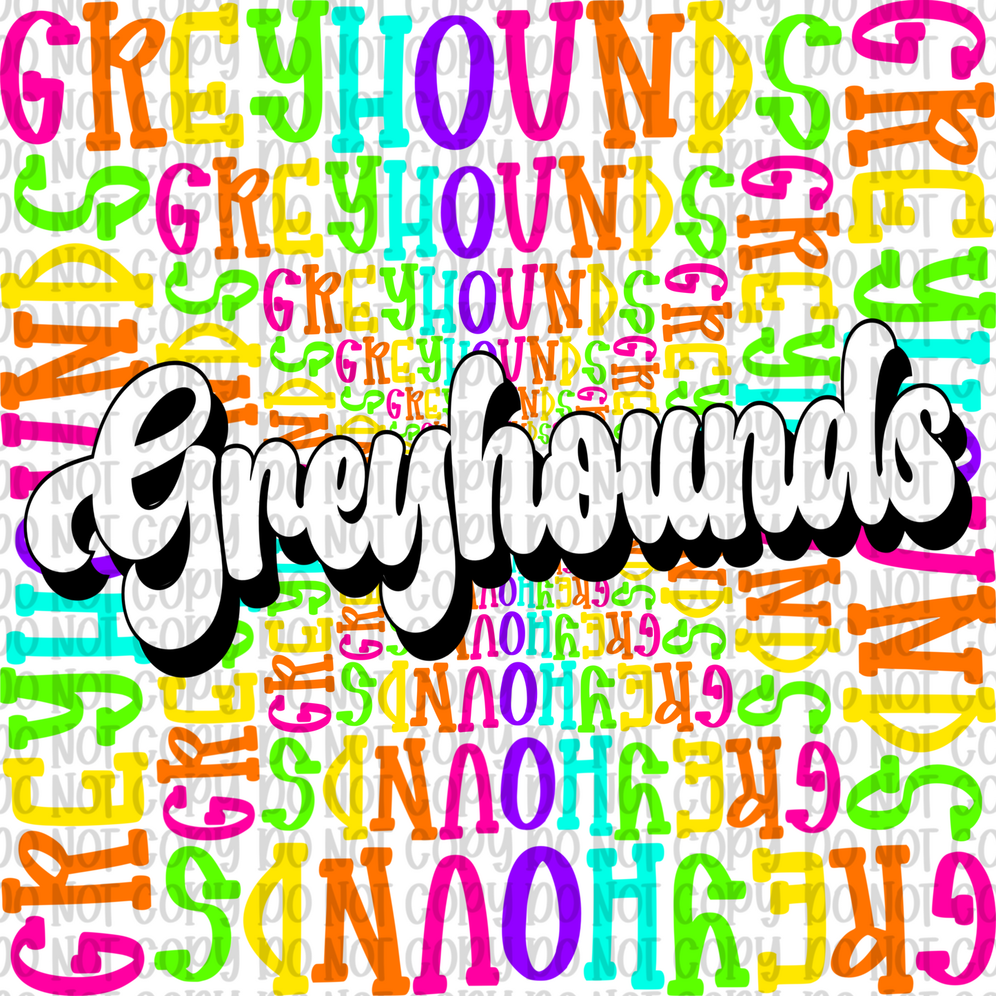 Neon Greyhounds