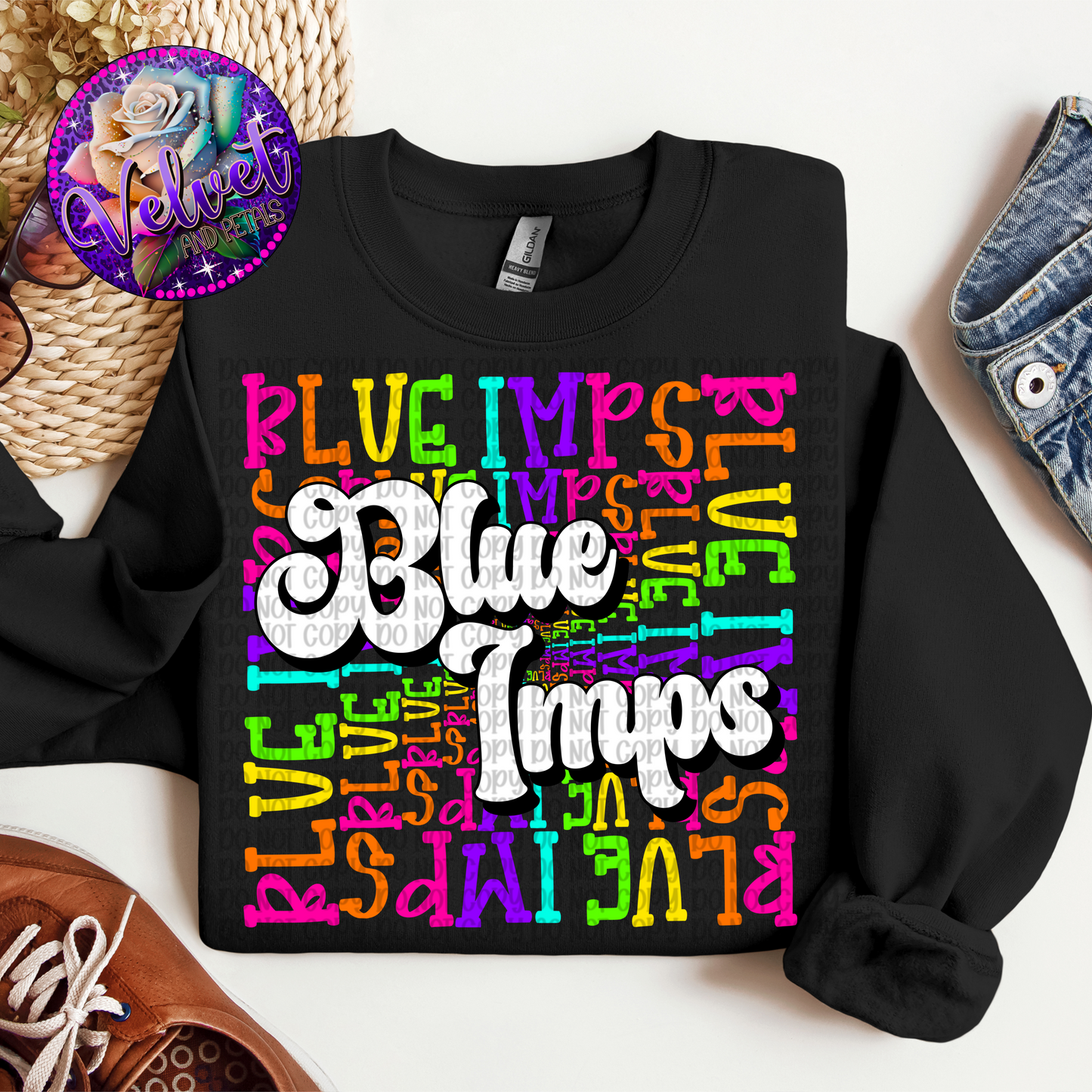 Neon Blue Imps