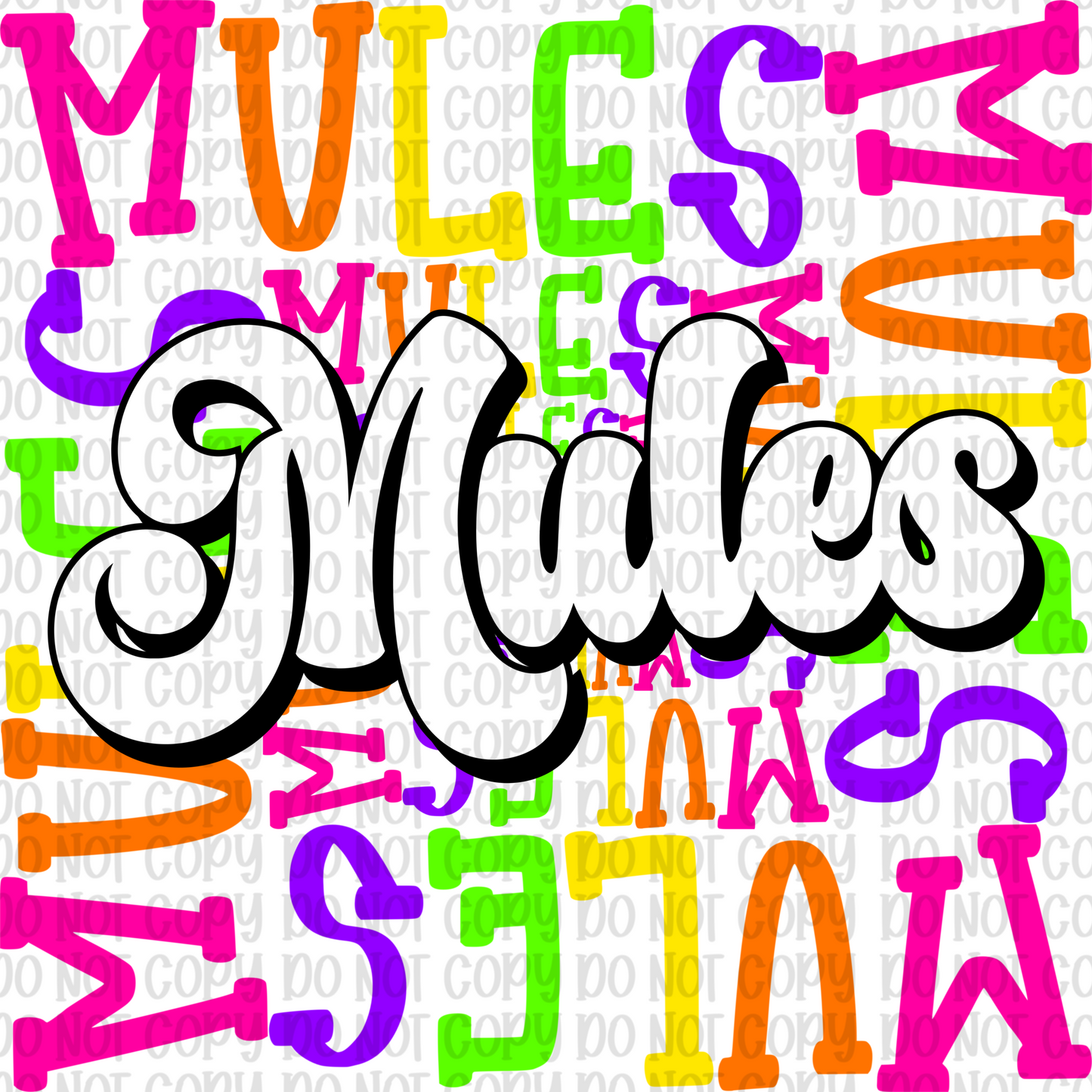 Neon Mules