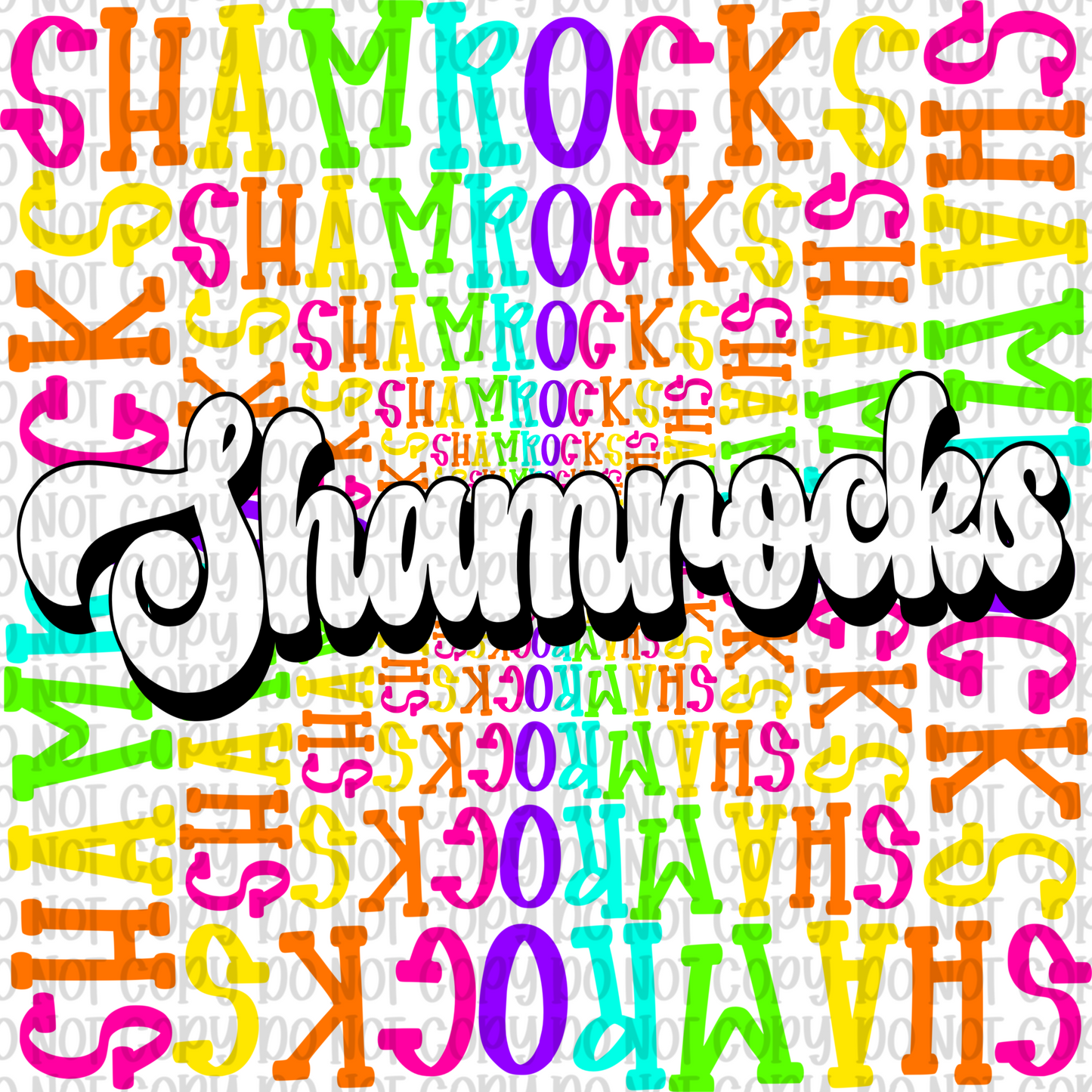 Neon Shamrocks