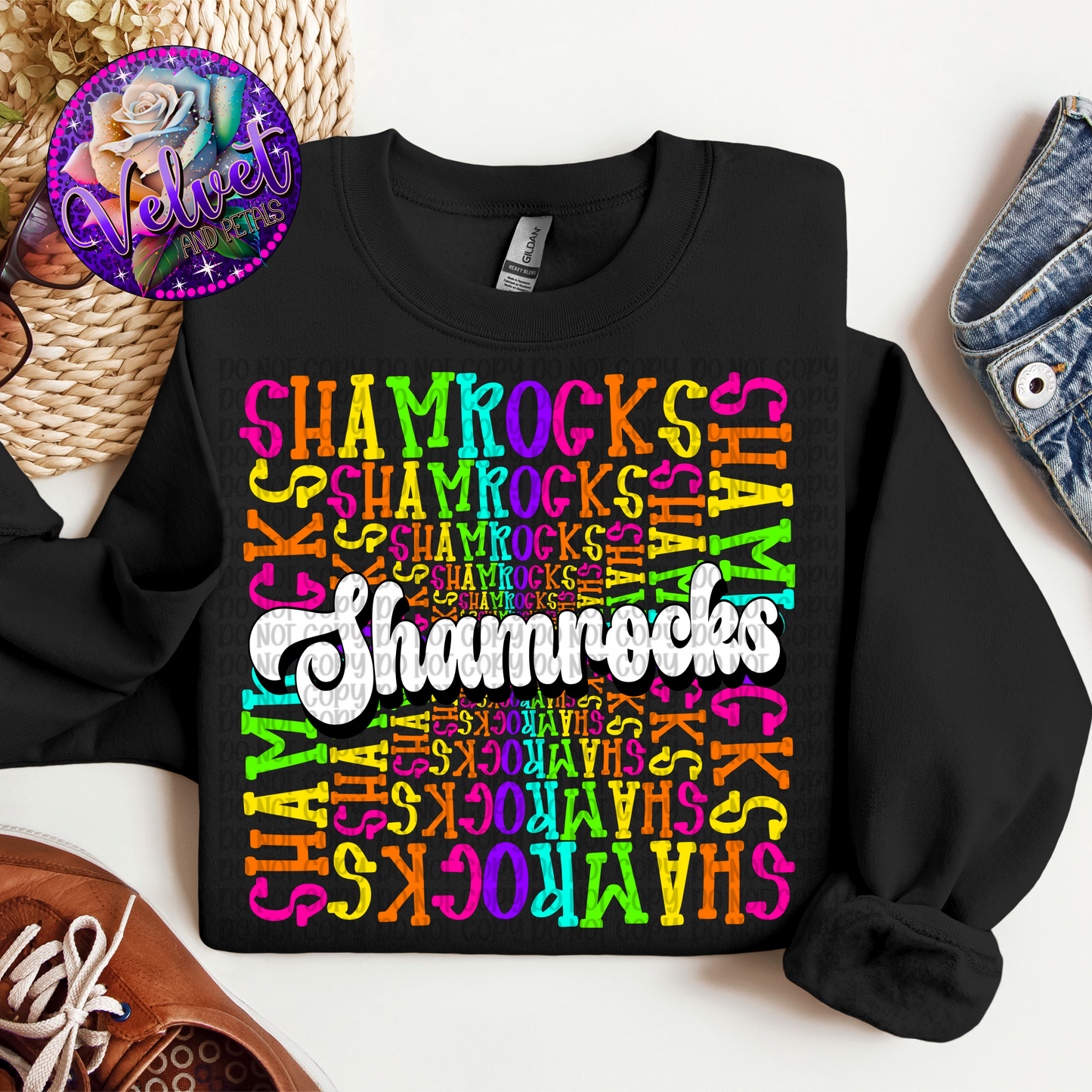 Neon Shamrocks