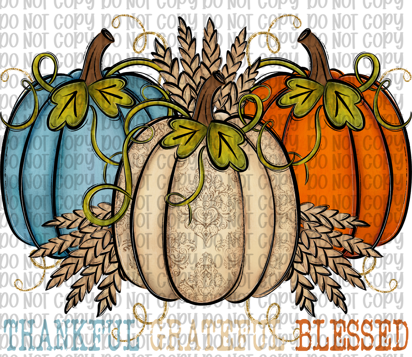 Thankful Grateful Blessed