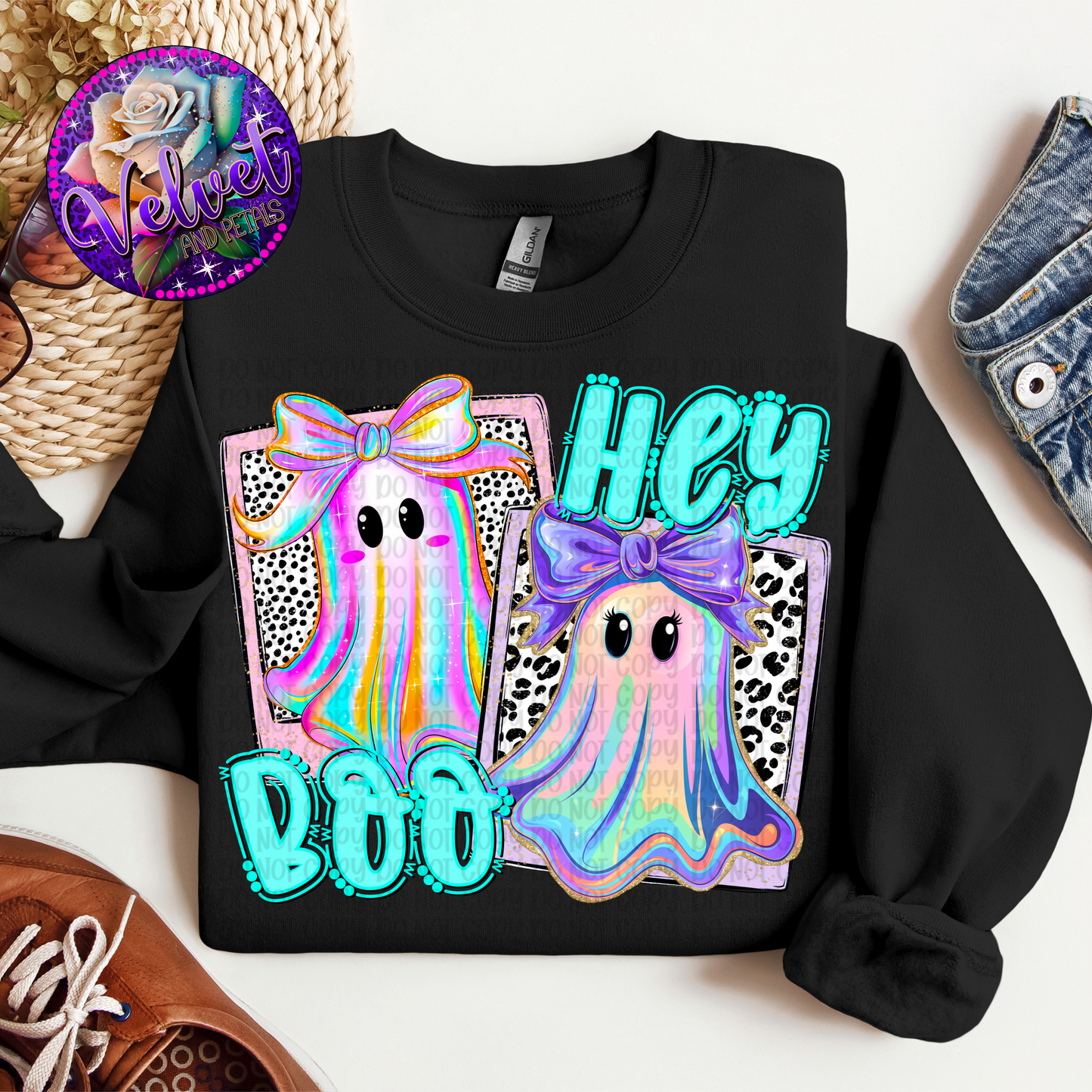 Hey Boo Ghost Polaroids