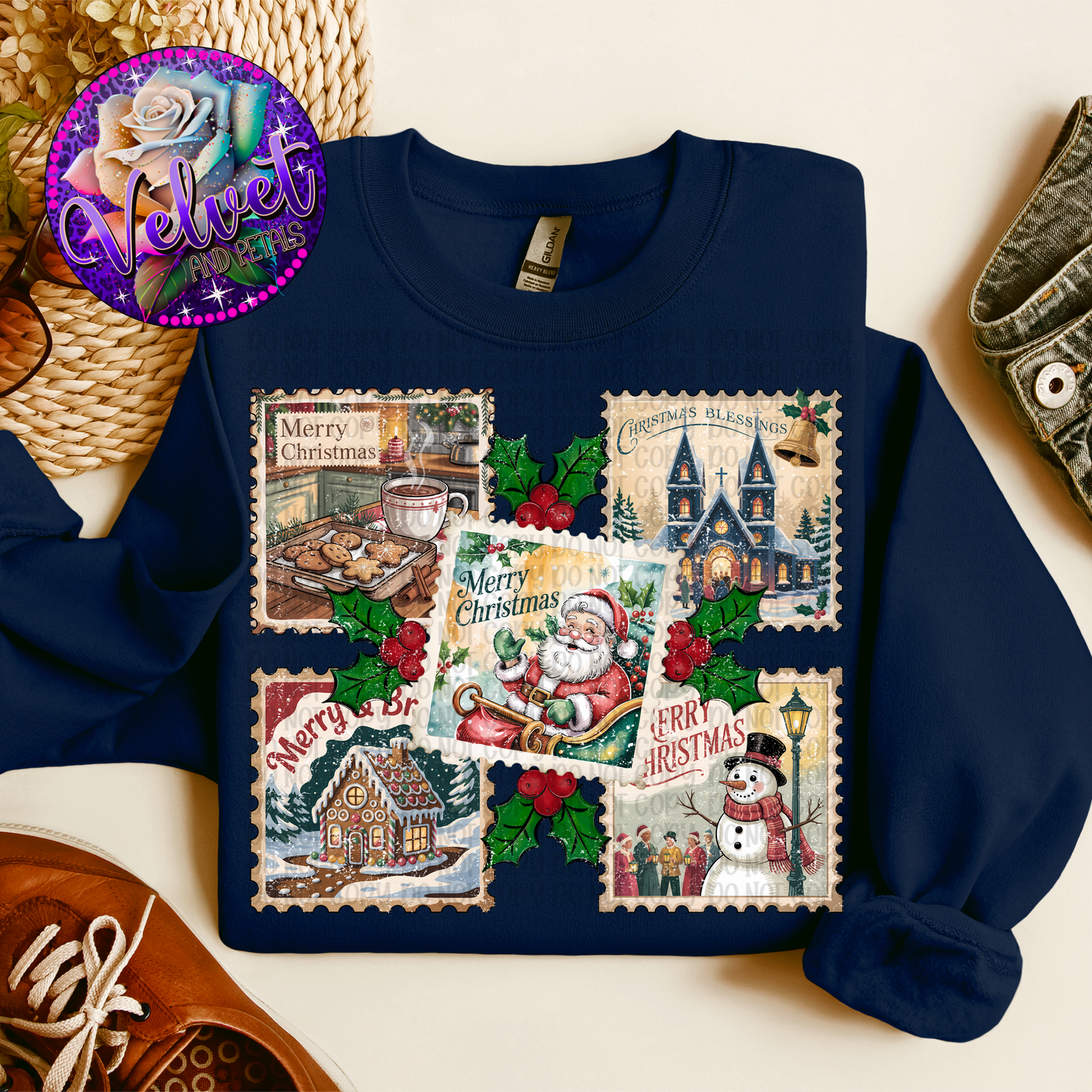 Vintage Christmas Stamps