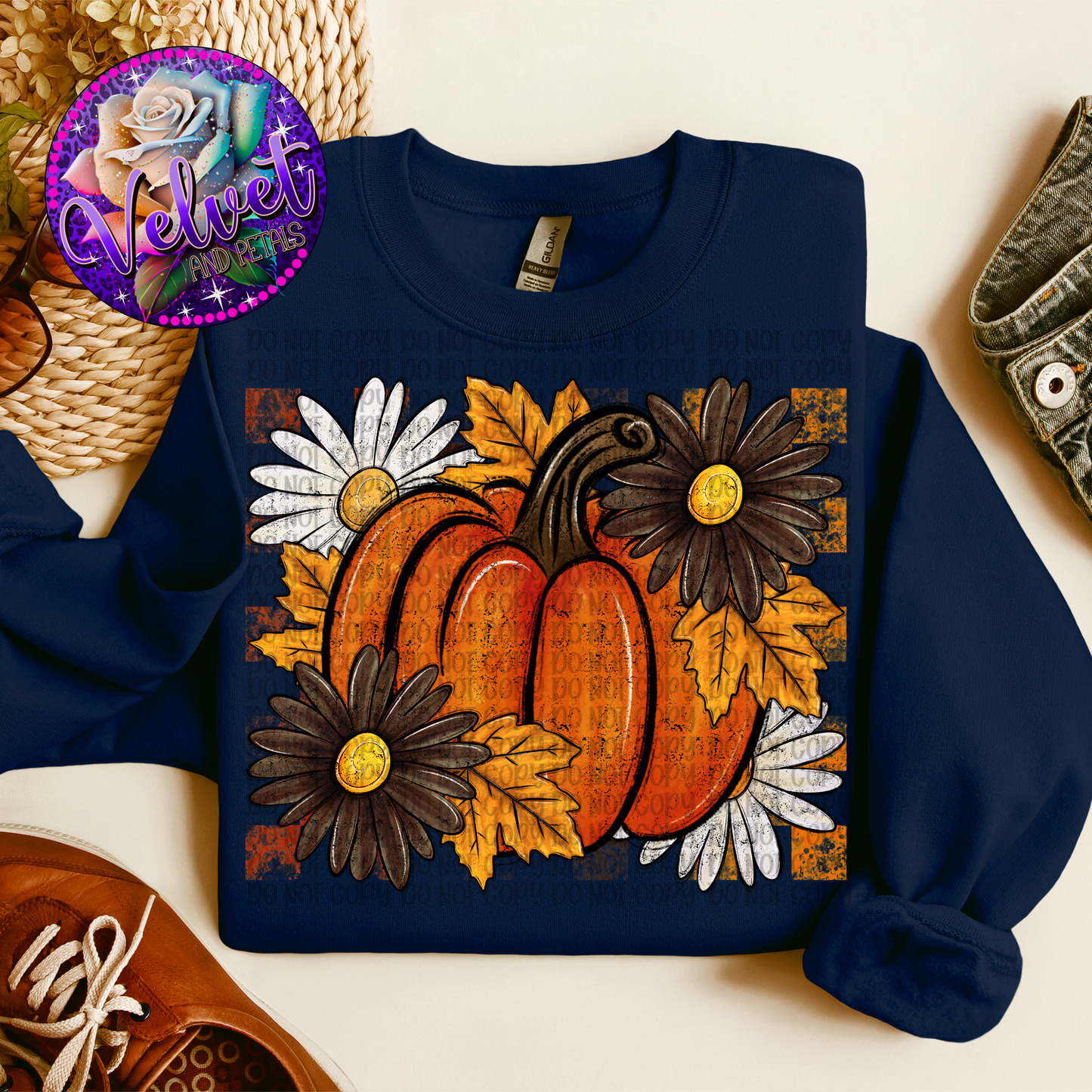 Pumpkins & Flowers