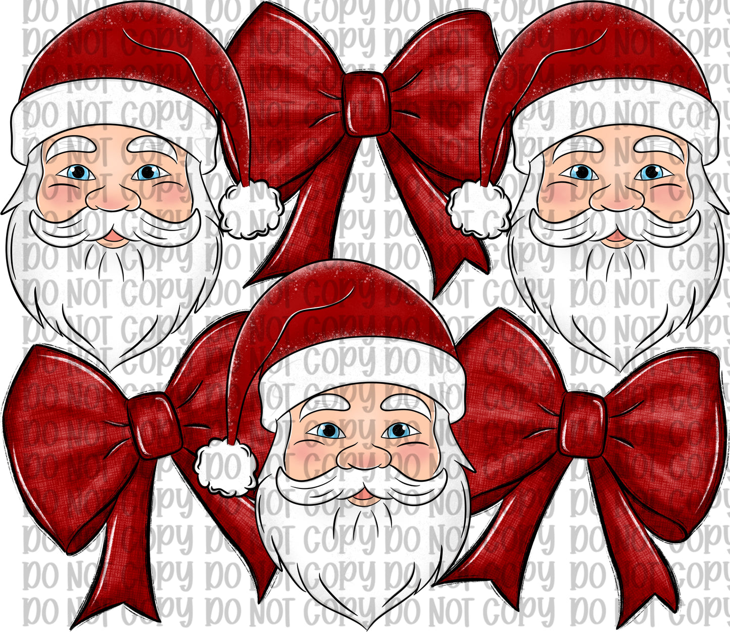 Santa & Bows