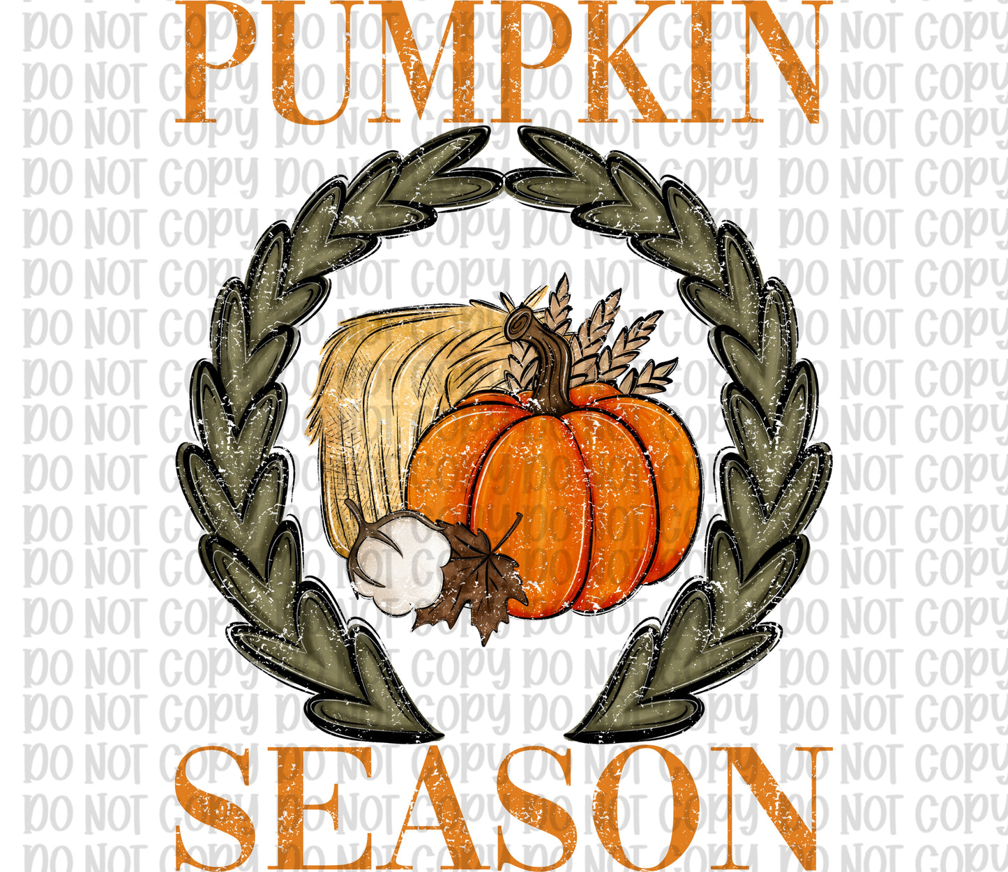 Pumpkin Season Grunge